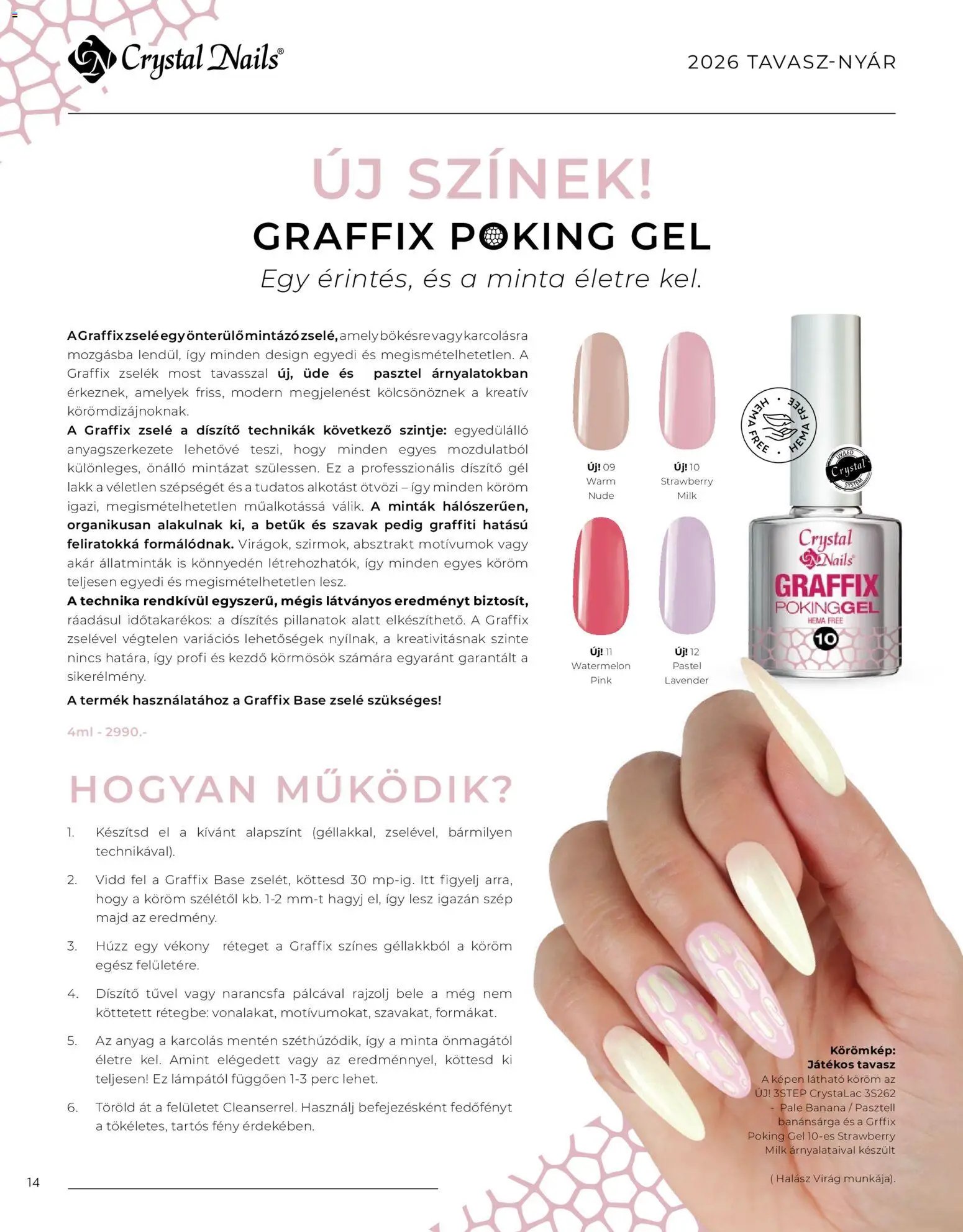 Crystal Nails 2026 tavasz-nyár (2026-03-09 - 2026-08-31)
