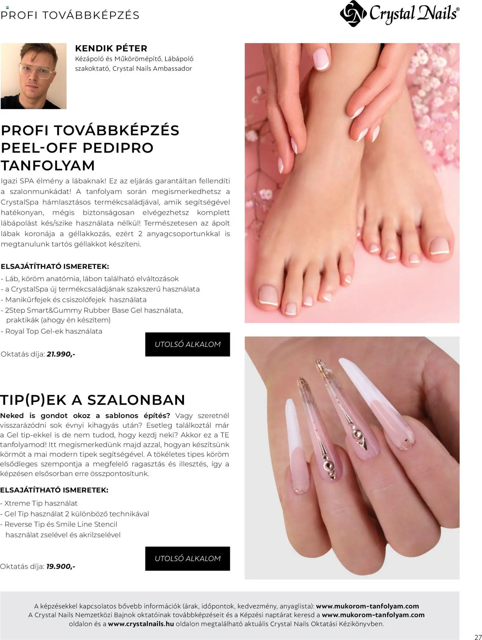 Crystal Nails 2026 tavasz-nyár (2026-03-09 - 2026-08-31)