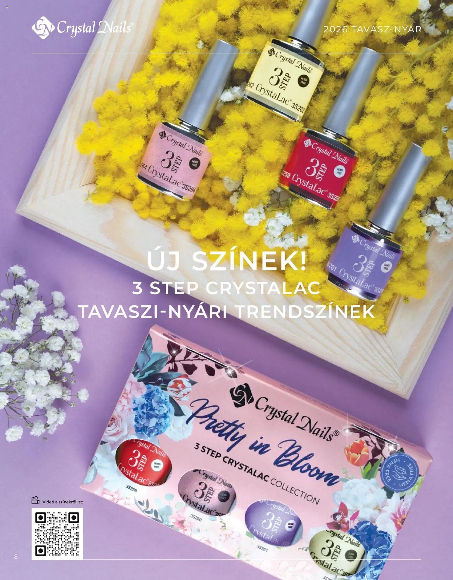 Crystal Nails 2026 tavasz-nyár (2026-03-09 - 2026-08-31)