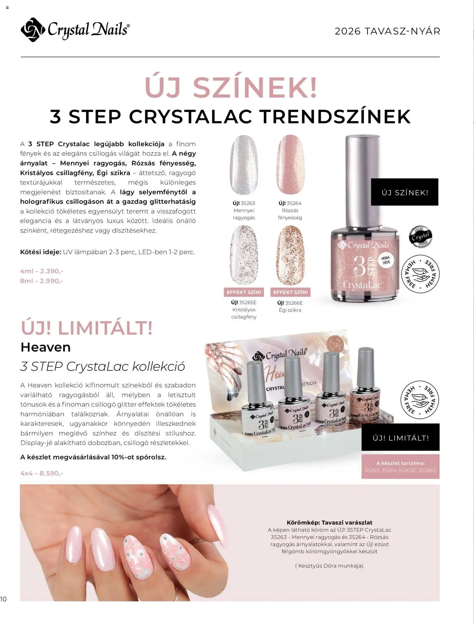 Crystal Nails 2026 tavasz-nyár (2026-03-09 - 2026-08-31)