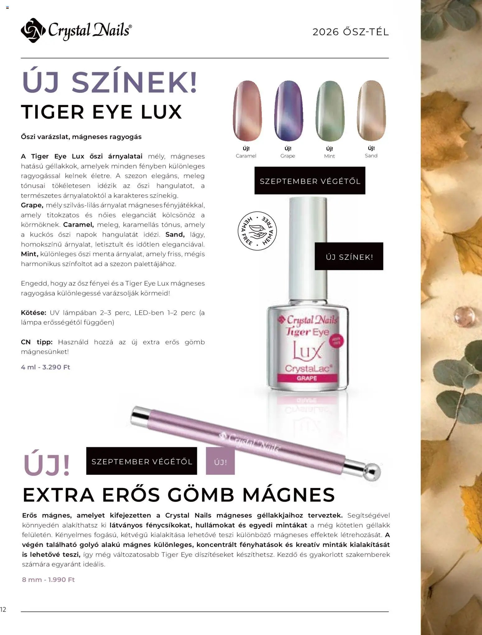 Crystal Nails 2026 Ősz-Tél