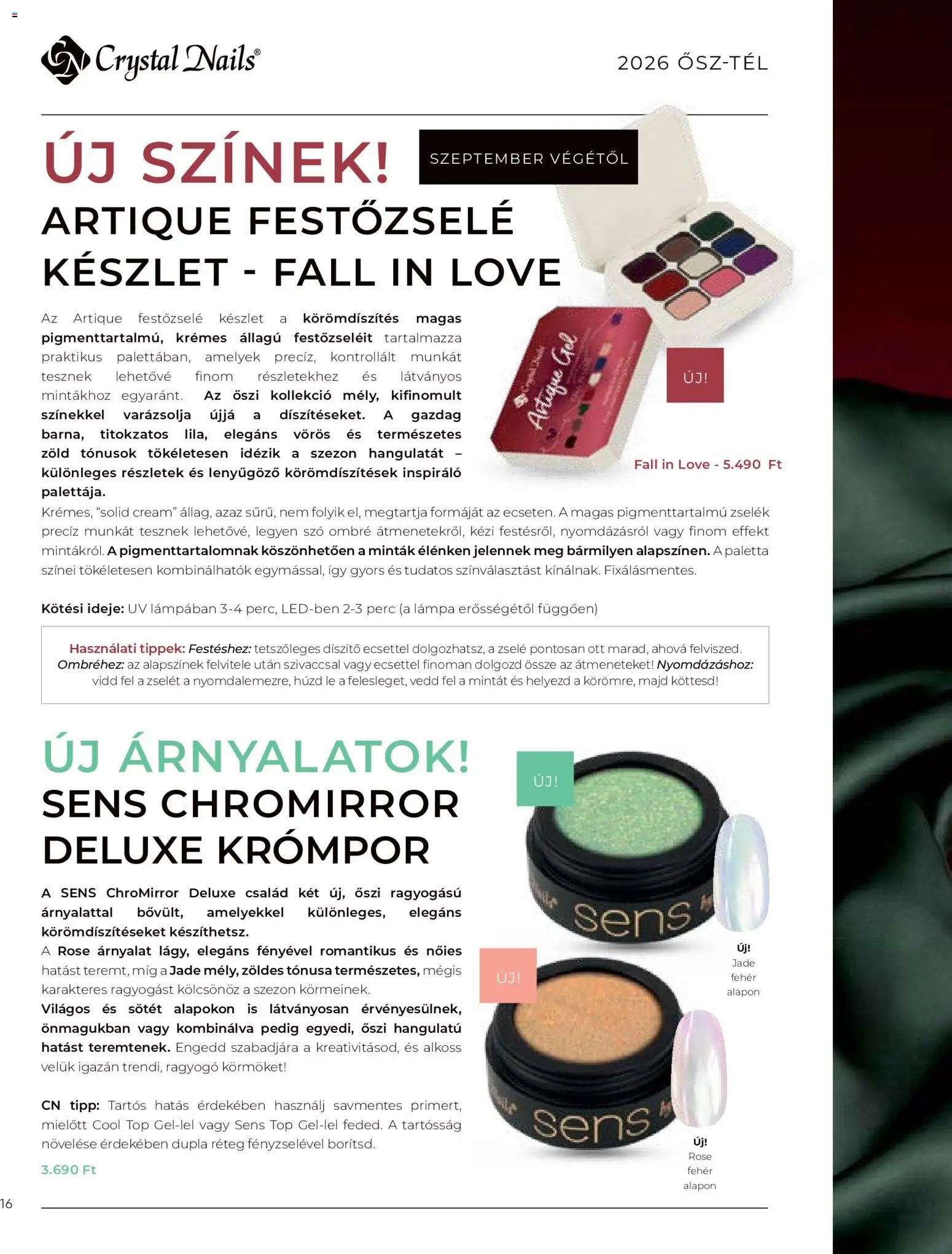 Crystal Nails 2026 Ősz-Tél