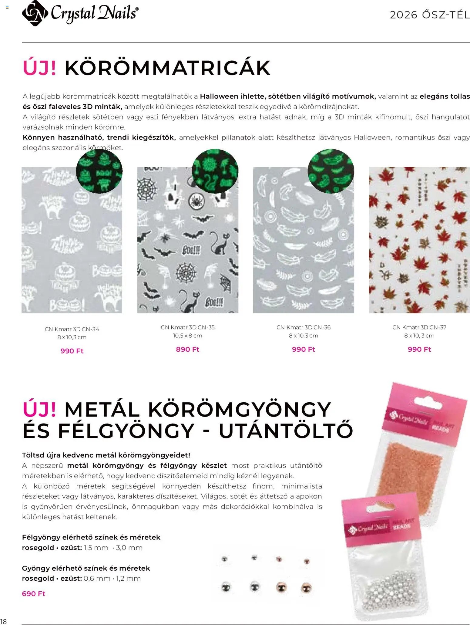 Crystal Nails 2026 Ősz-Tél