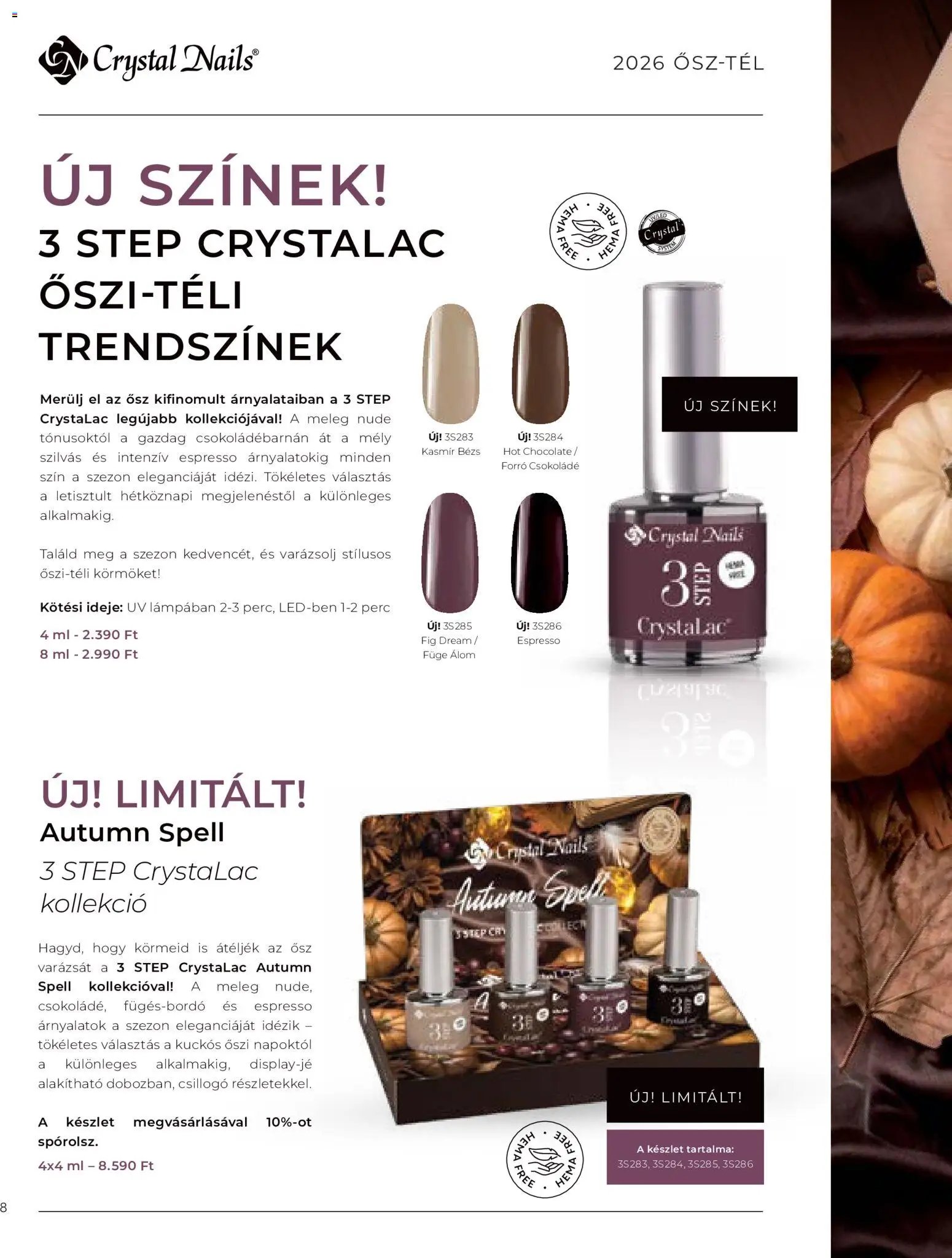 Crystal Nails 2026 Ősz-Tél