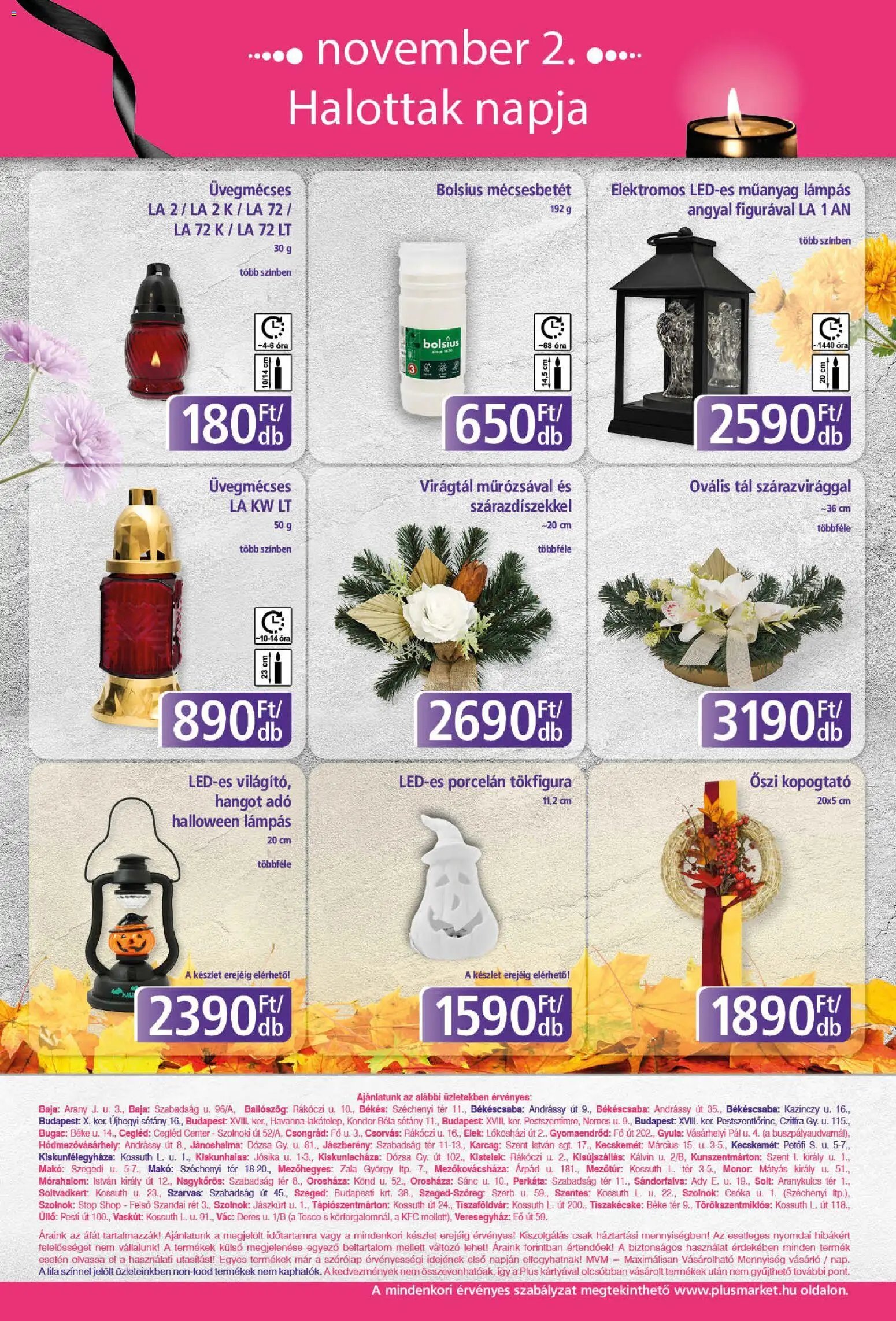 Plus Market akciós újság