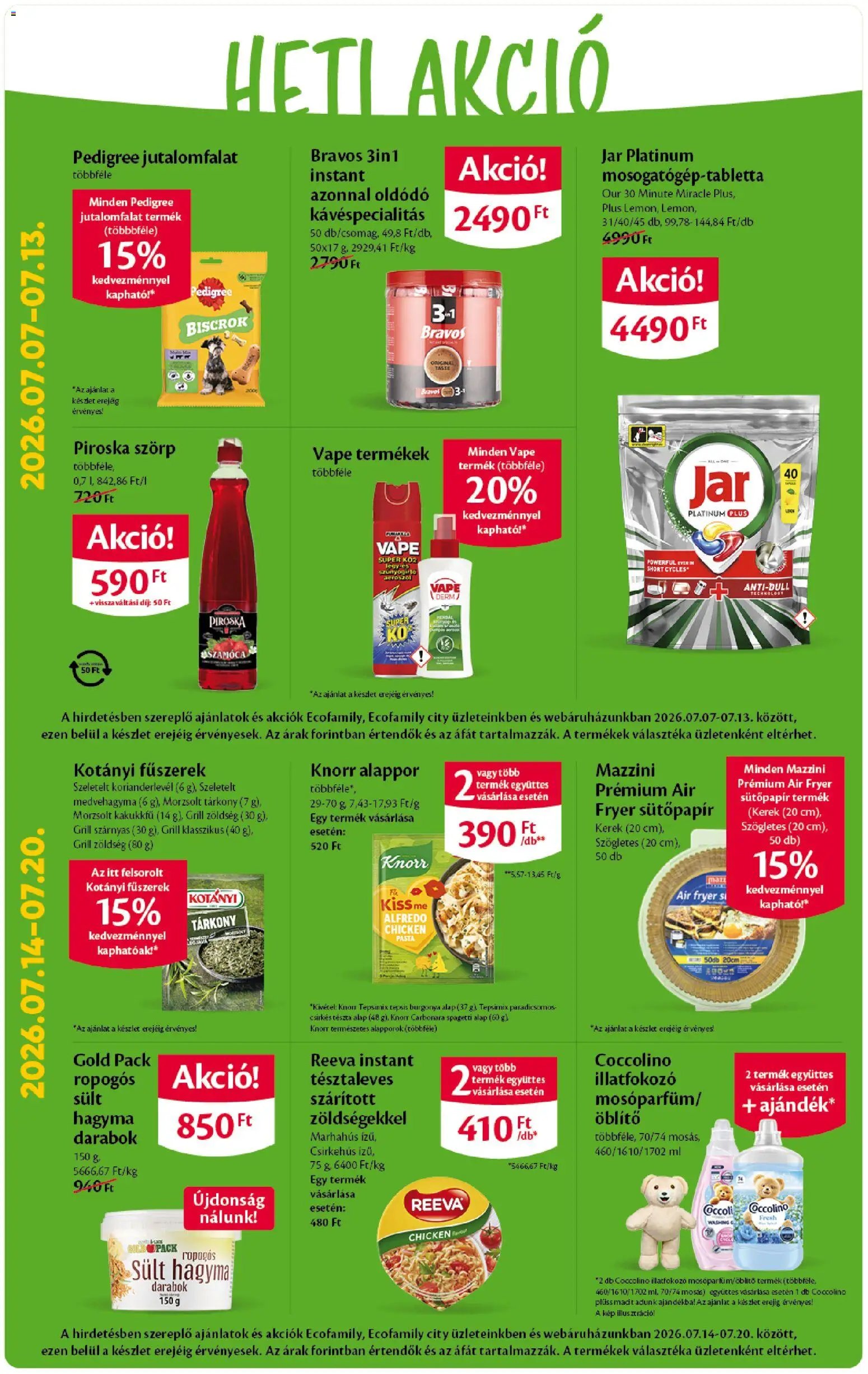 EcoFamily akciós újság