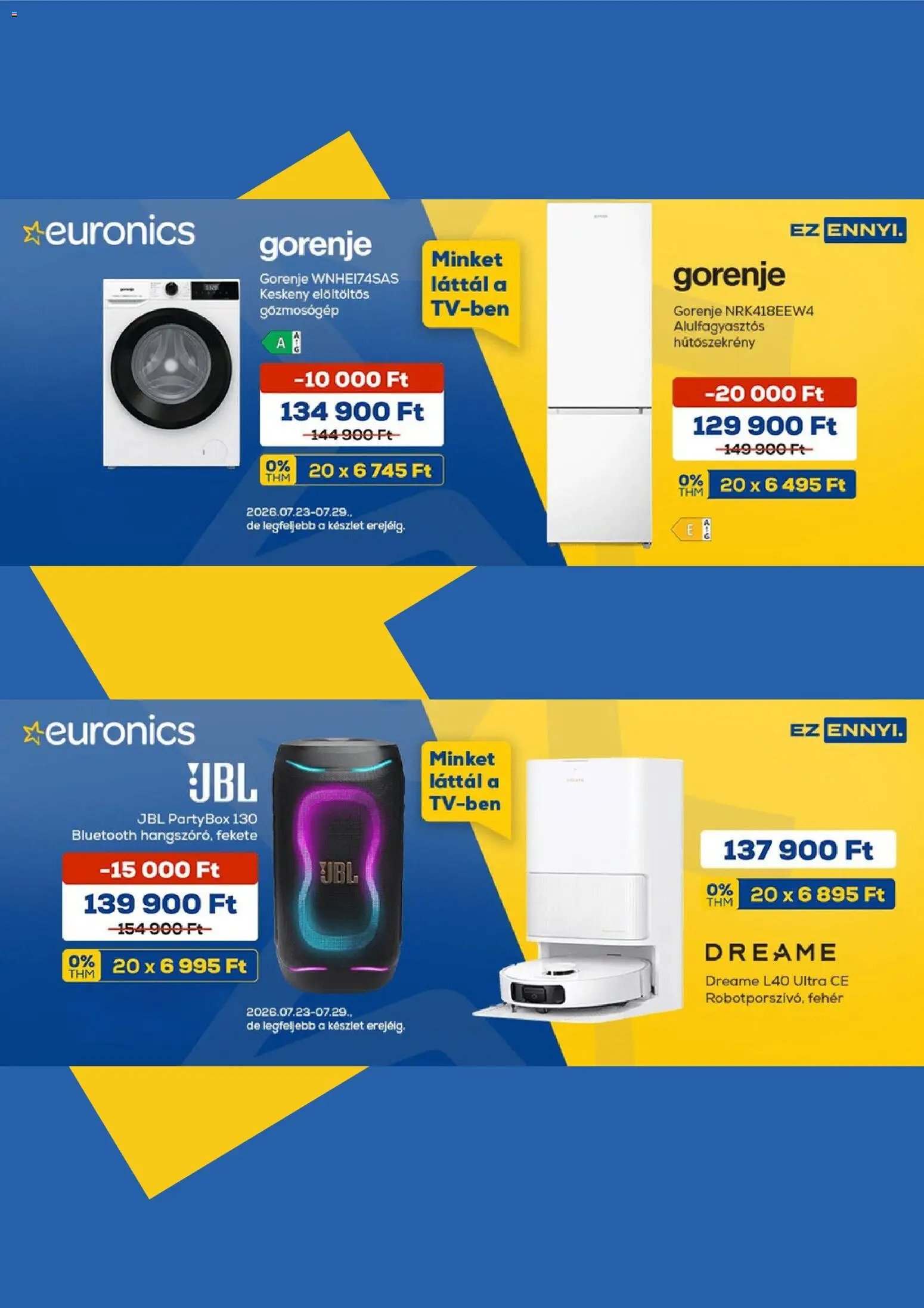 Euronics akciós újság