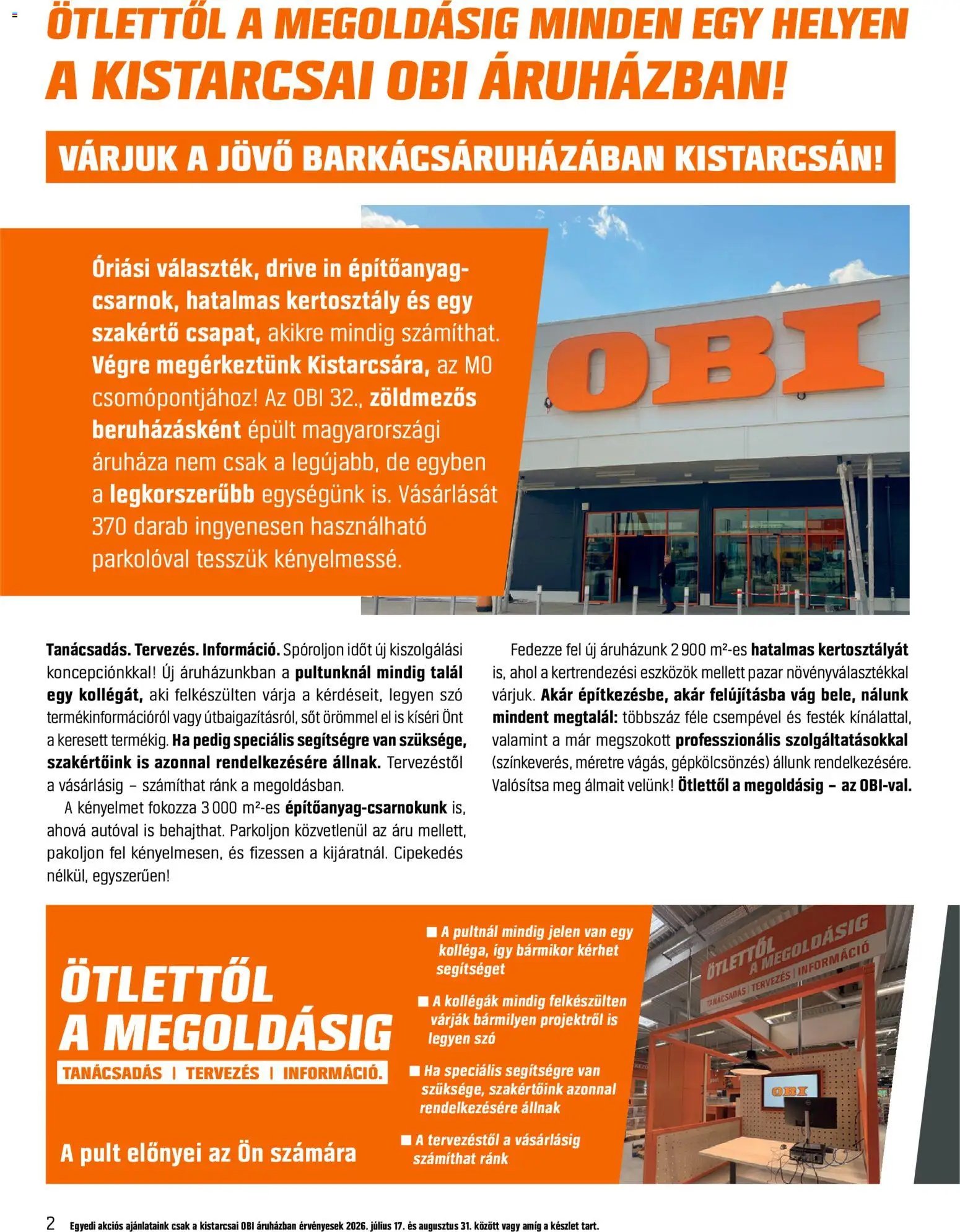 OBI akciós újság