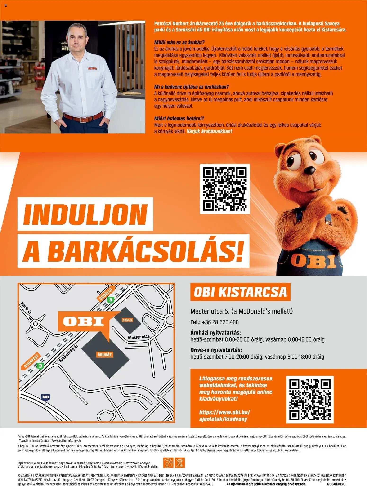 OBI akciós újság