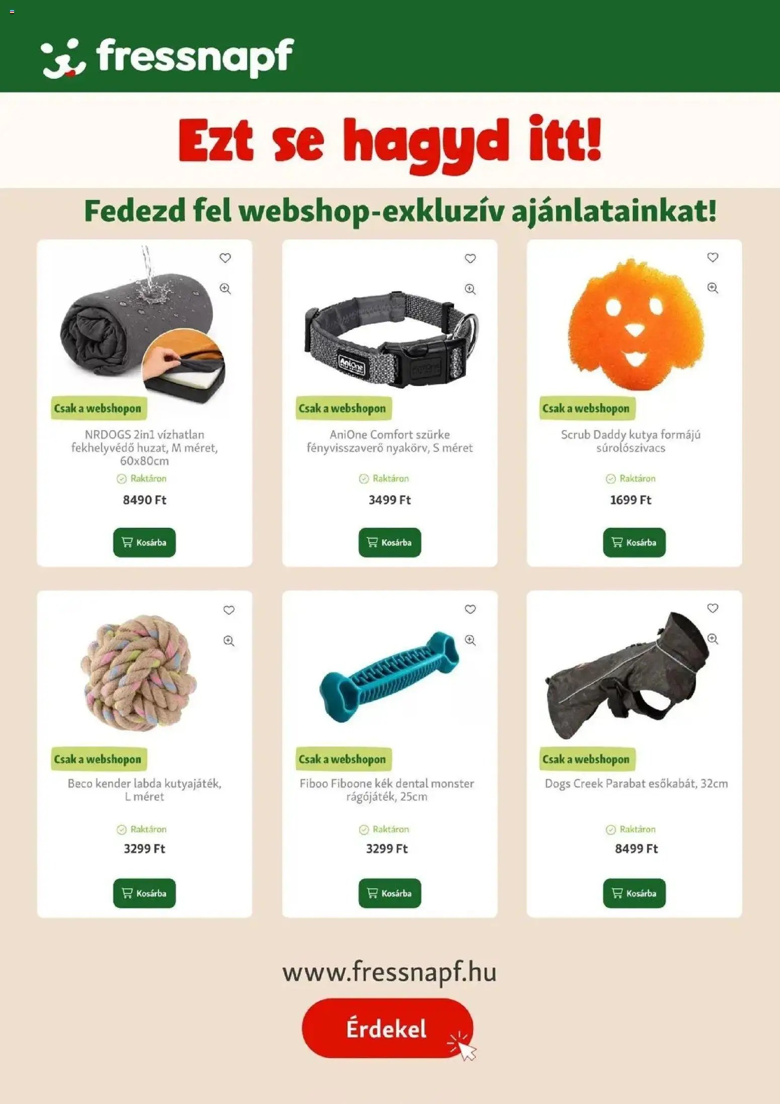 Fressnapf aktuális akciós újság