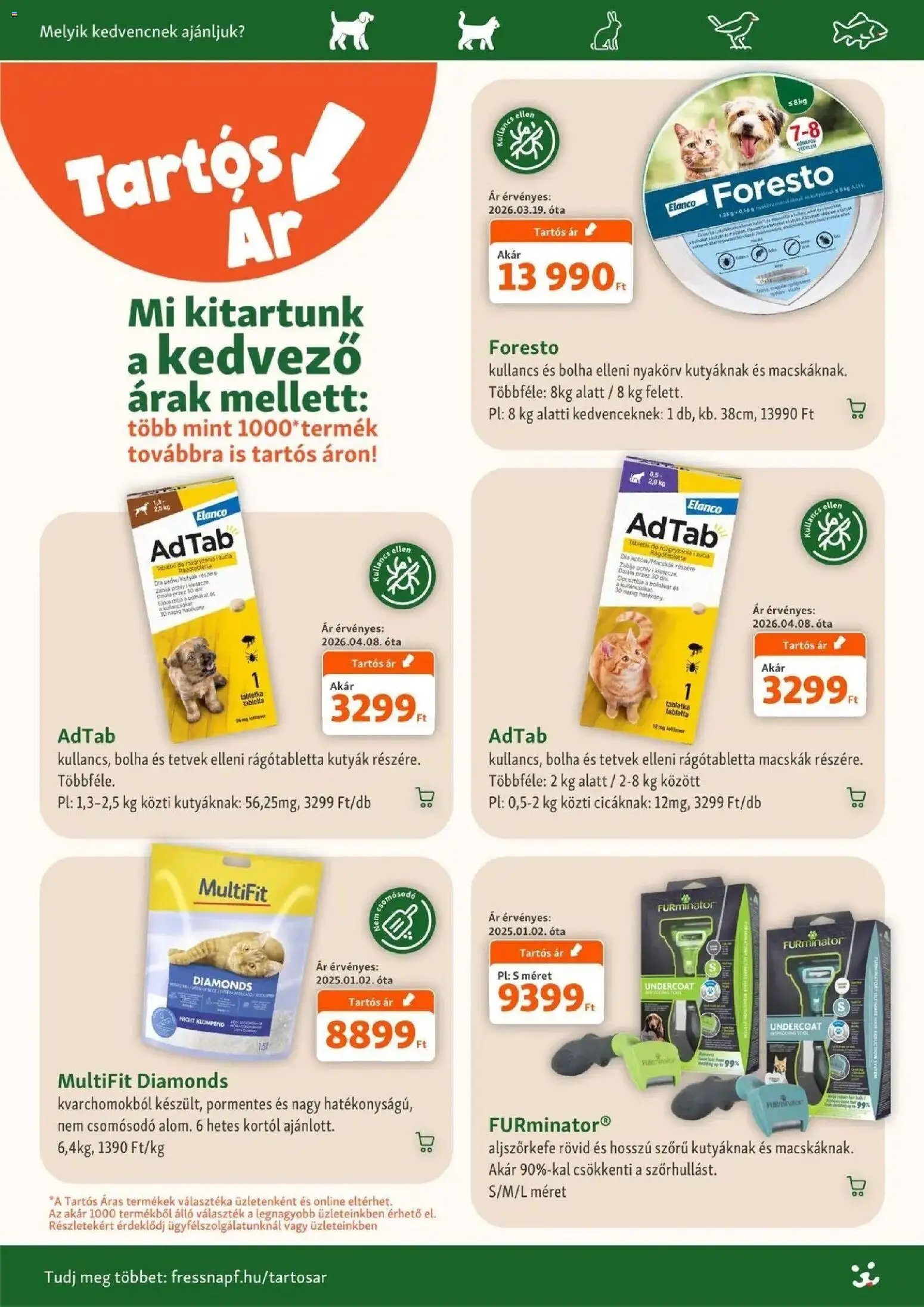 Fressnapf aktuális akciós újság