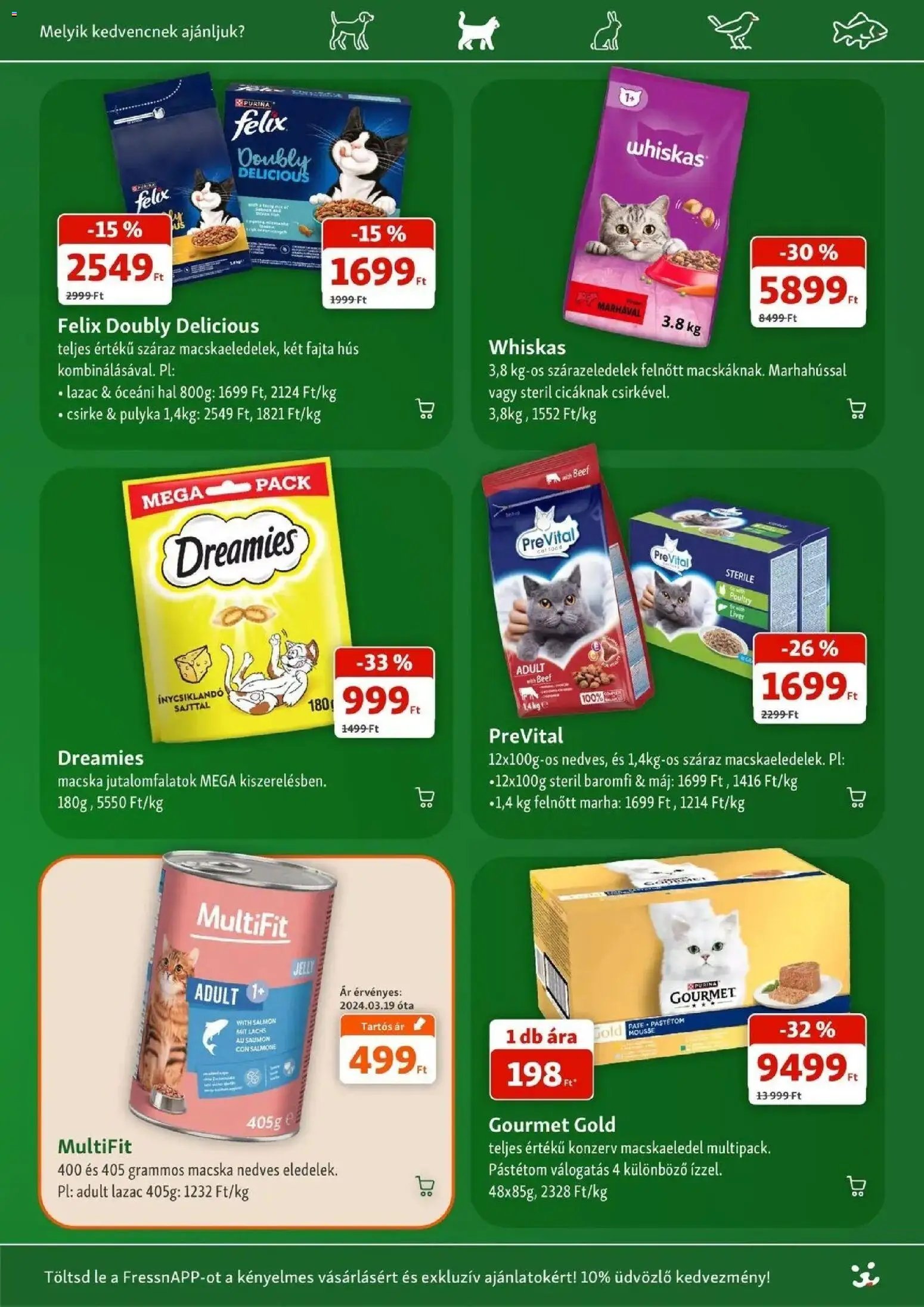 Fressnapf aktuális akciós újság