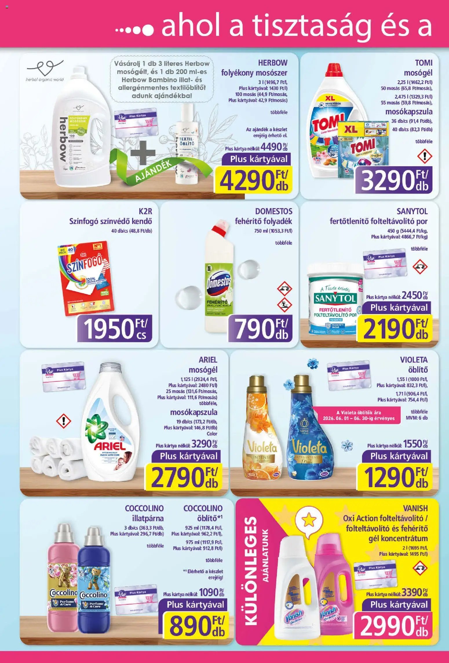 Plus Market akciós újság
