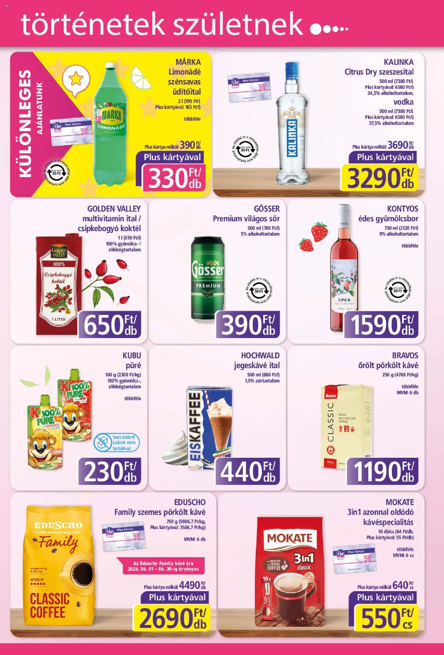 Plus Market akciós újság