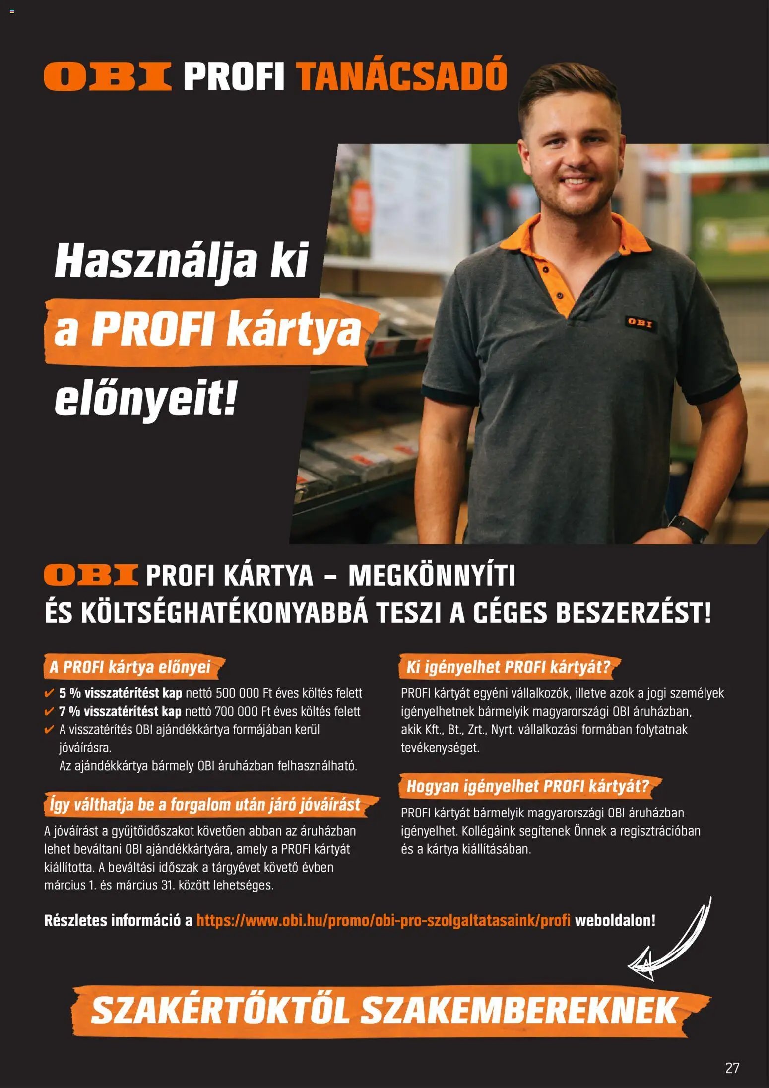 OBI akciós újság  Nyíregyháza