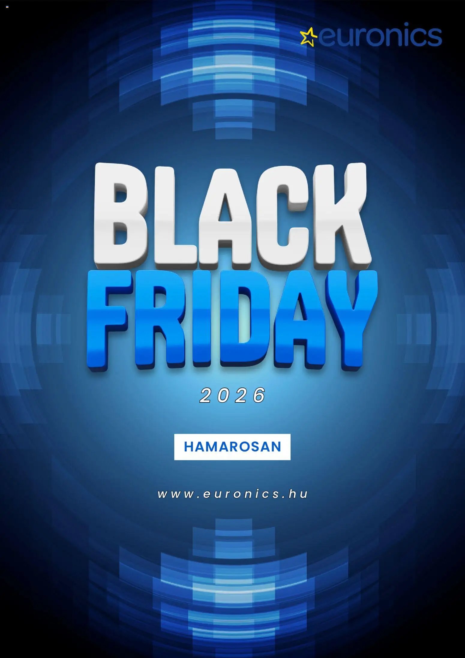 Euronics Black Friday értesítés