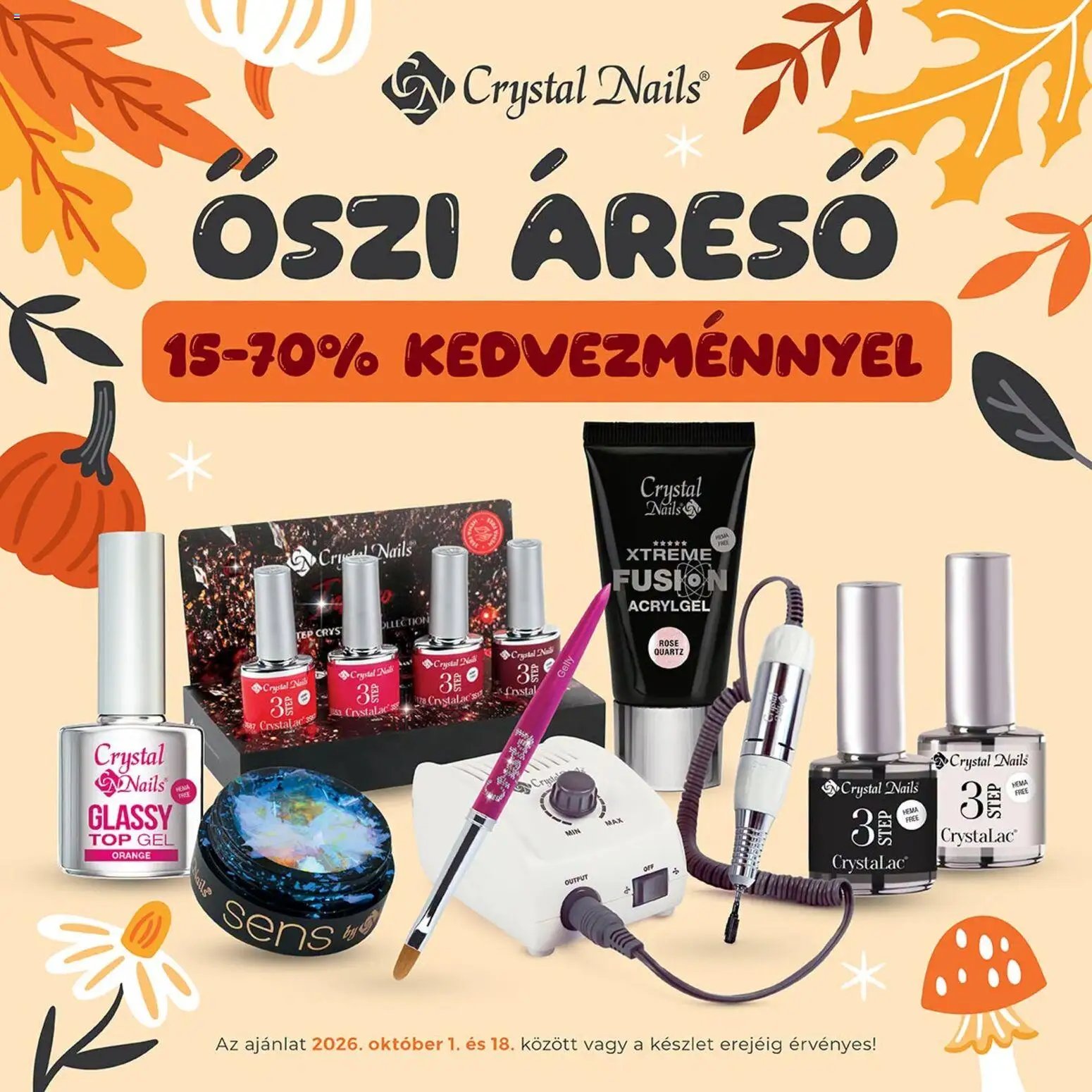 Crystal Nails akciós újság