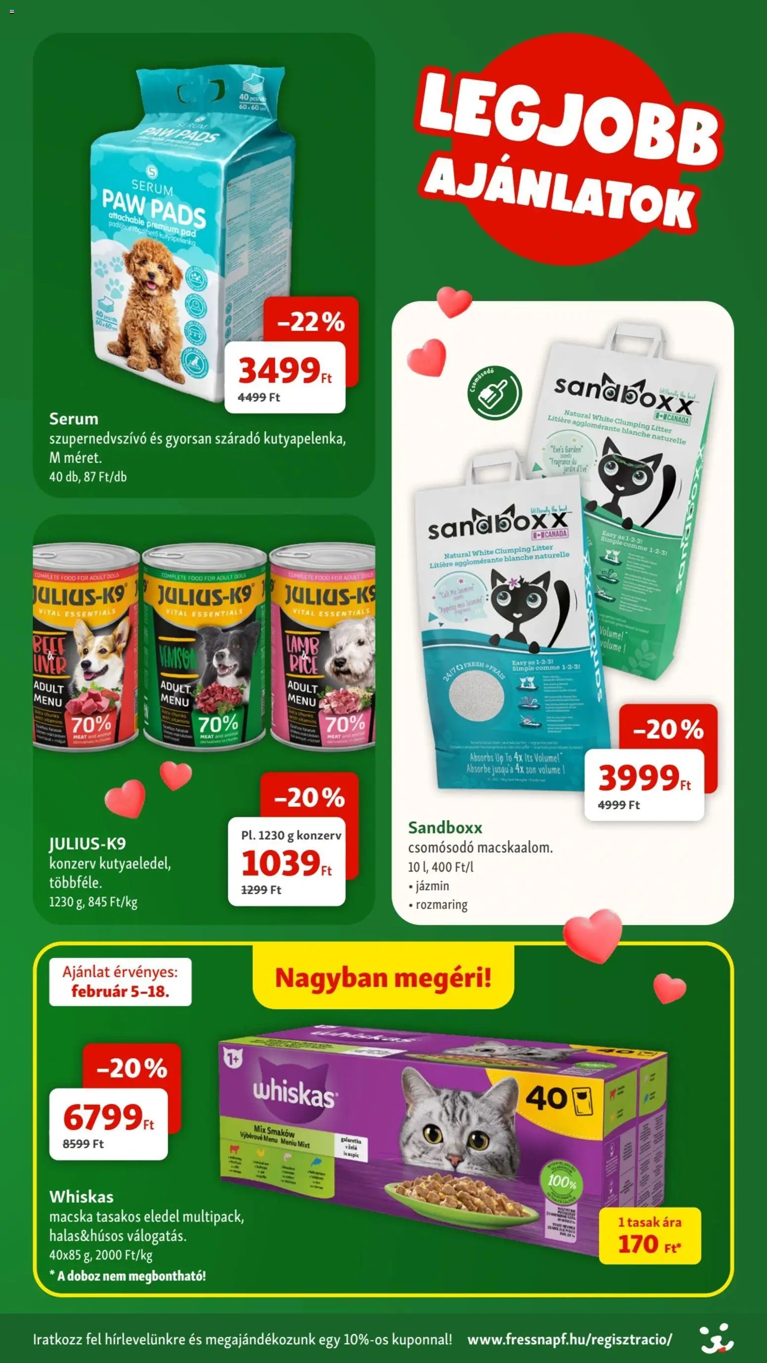 Fressnapf Akciós újság (2026-02-05 - 2026-02-11)