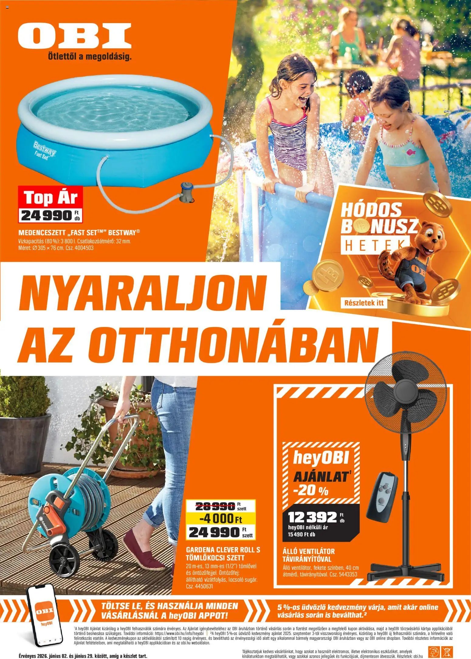 OBI akciós újság
