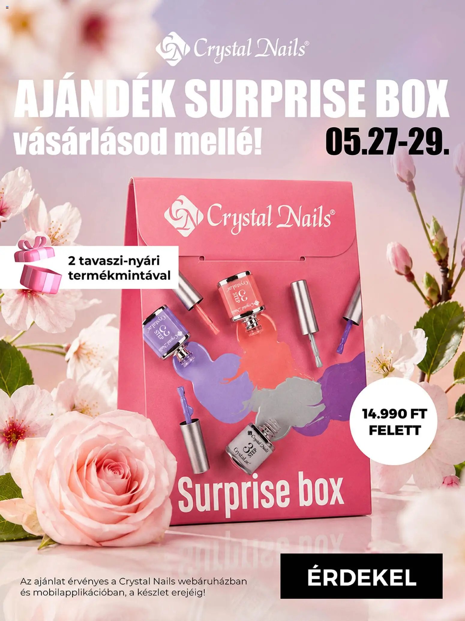 Crystal Nails Ajándék surprise box (2026-05-27 - 2026-05-29)