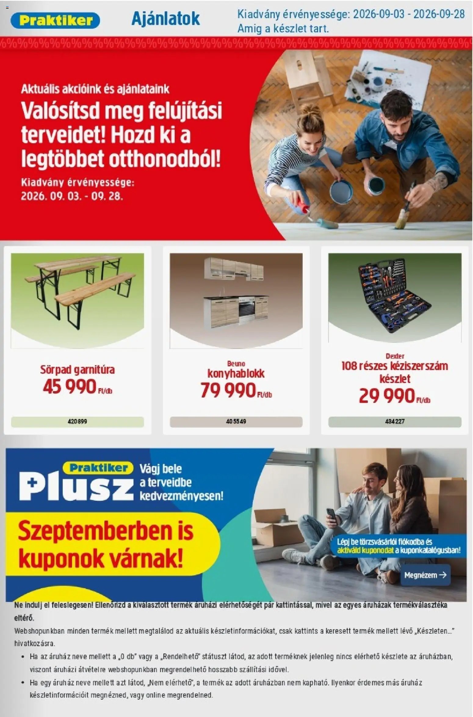 Praktiker akciós újság