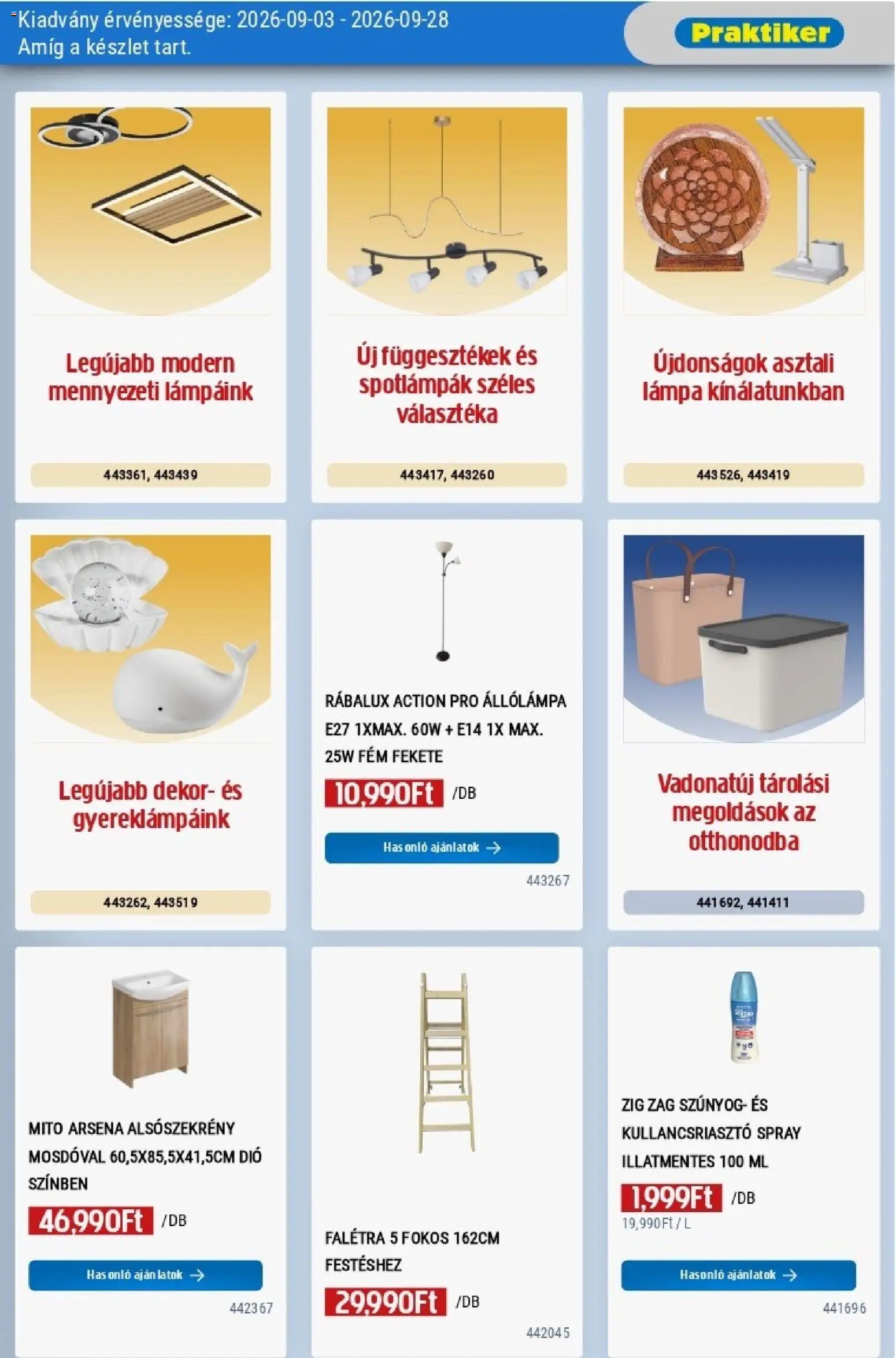 Praktiker akciós újság