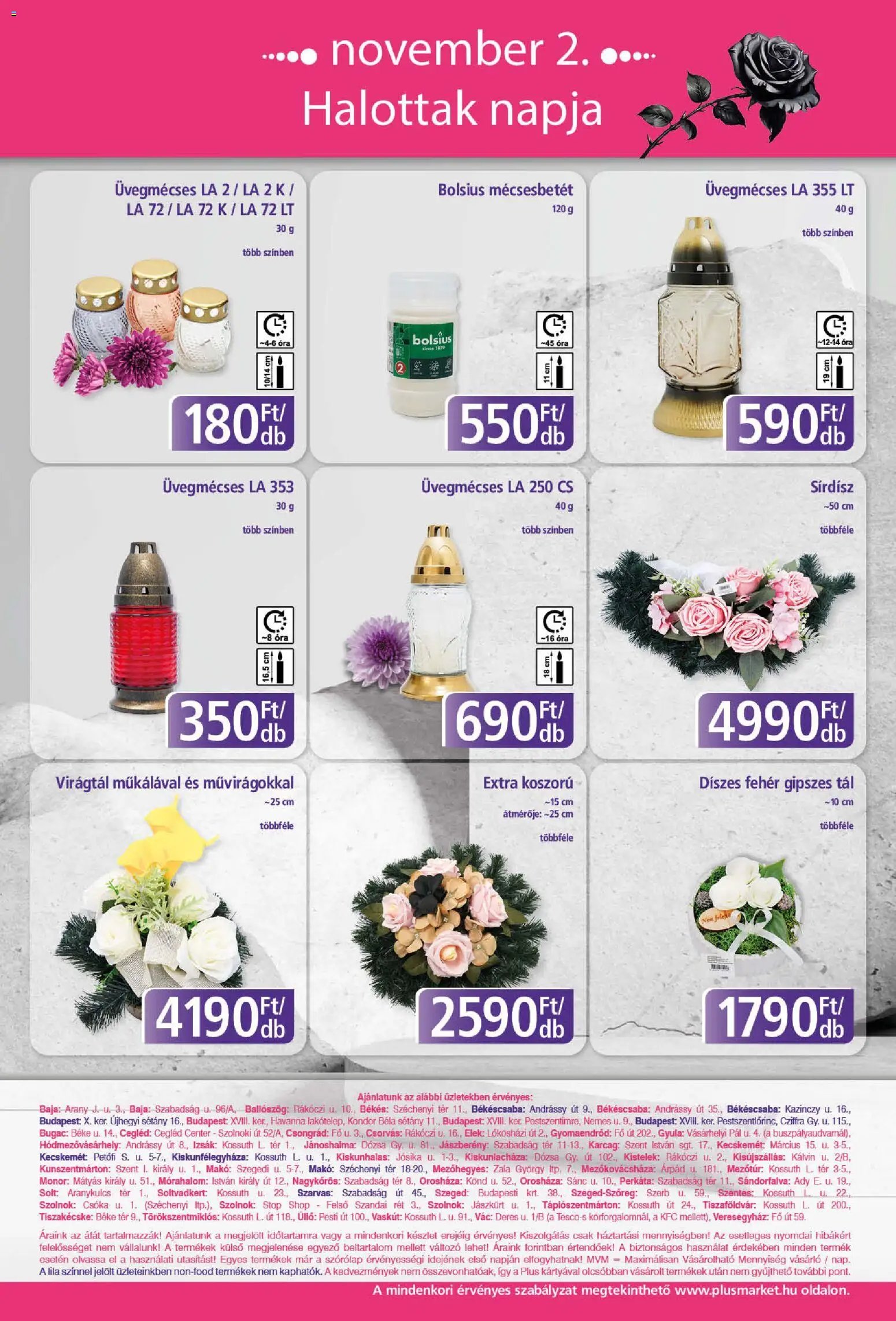 Plus Market akciós újság