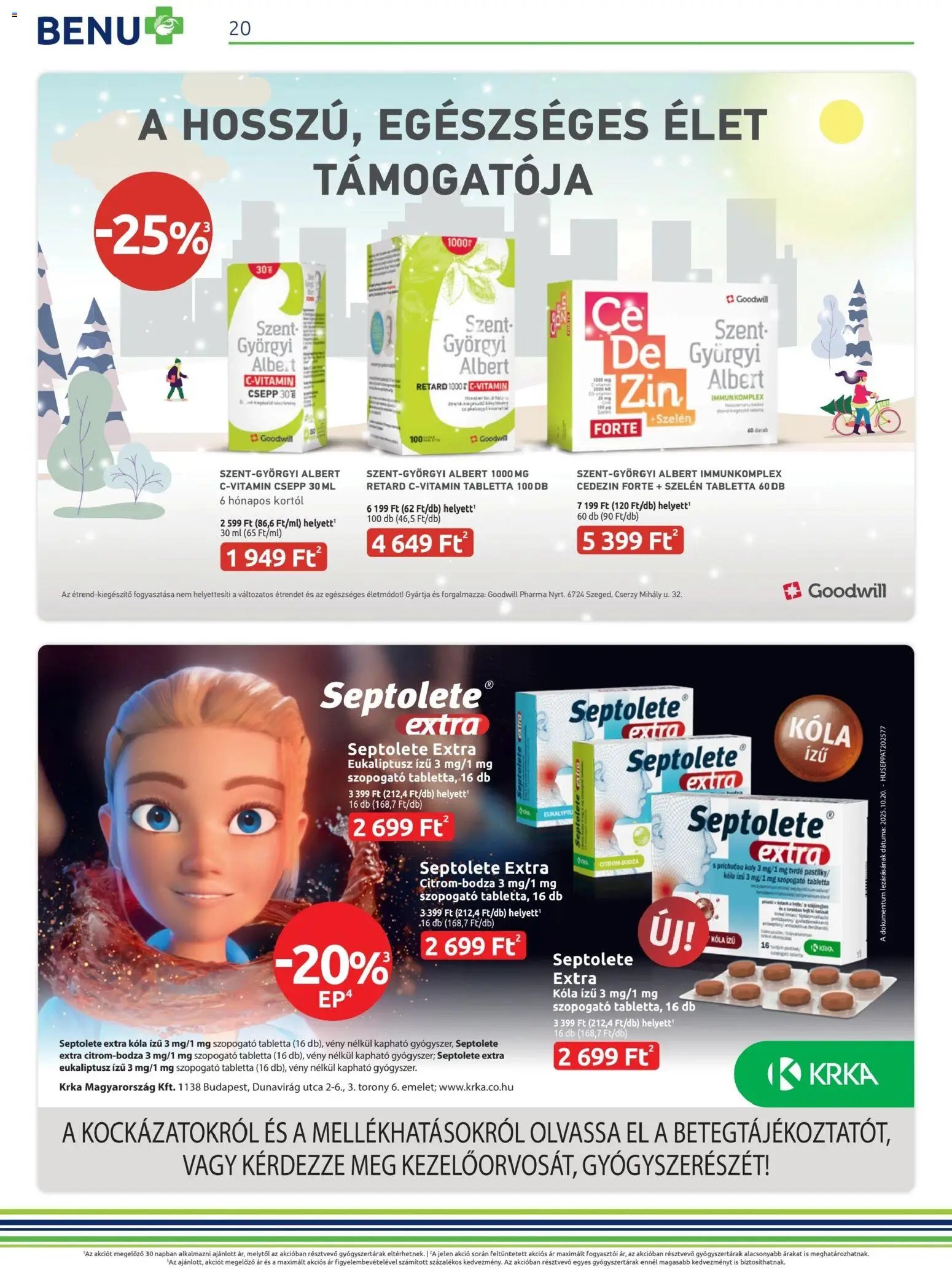 BENU Gyógyszertárak Akciós újság (2026-02-01 - 2026-02-28)