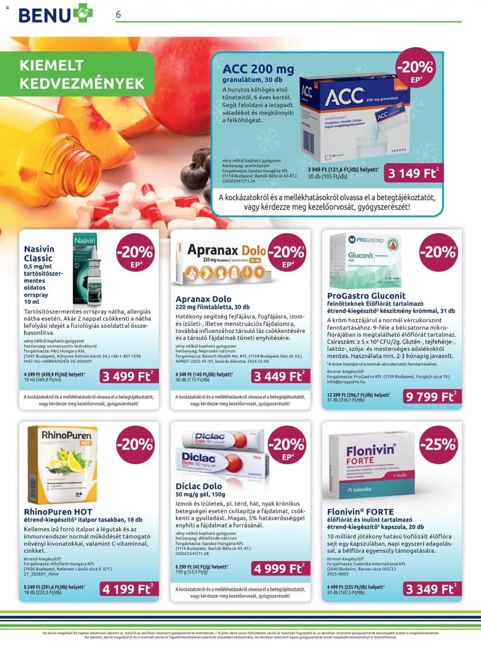 BENU Gyógyszertárak Akciós újság (2026-02-01 - 2026-02-28)
