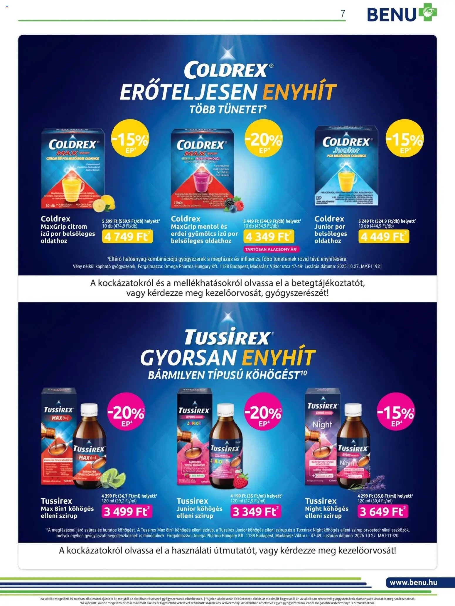 BENU Gyógyszertárak Akciós újság (2026-02-01 - 2026-02-28)