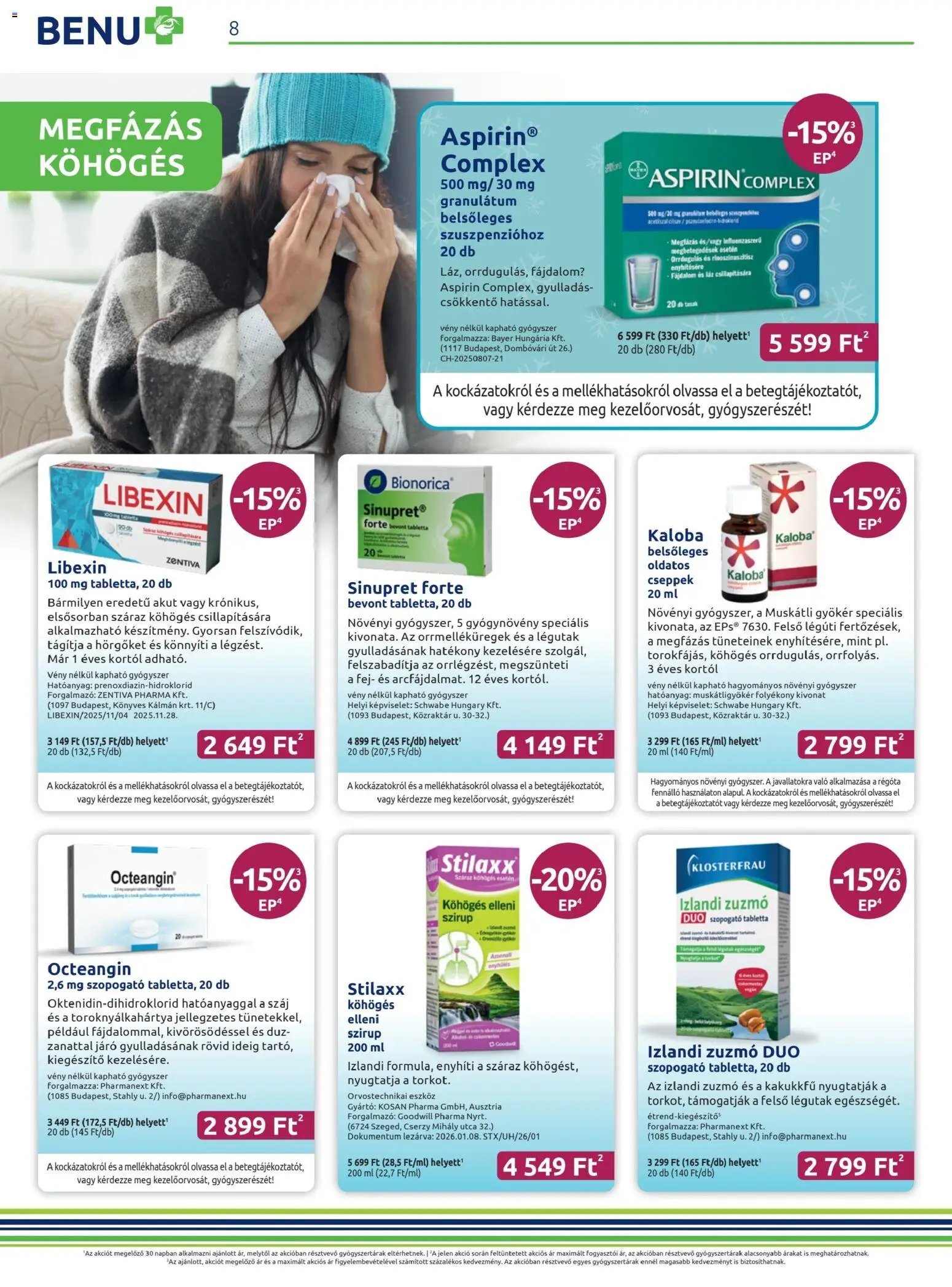 BENU Gyógyszertárak Akciós újság (2026-02-01 - 2026-02-28)