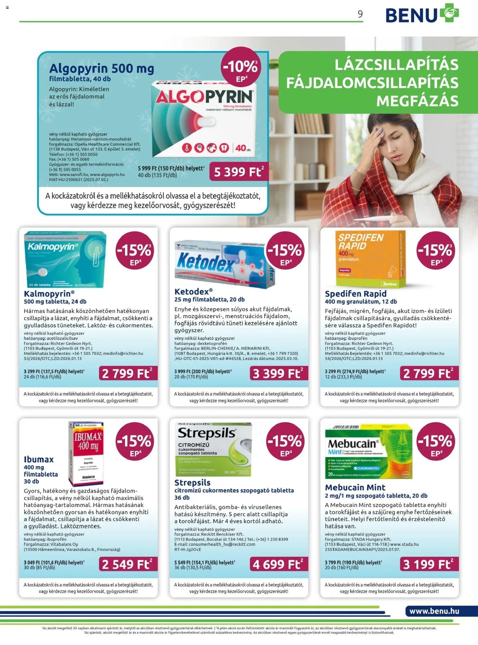 BENU Gyógyszertárak Akciós újság (2026-02-01 - 2026-02-28)