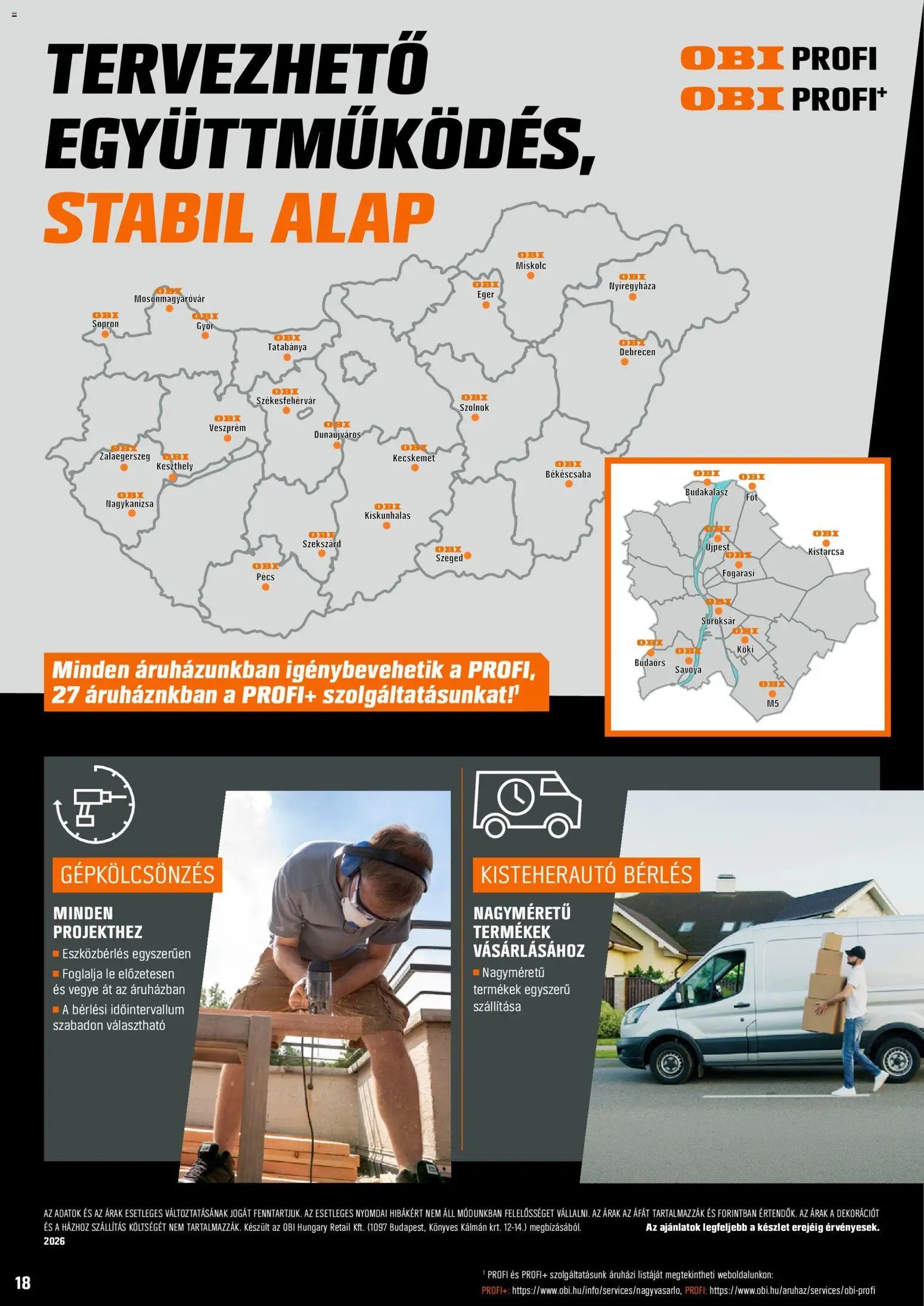 OBI kizárólag üzleti ügyfelek számára