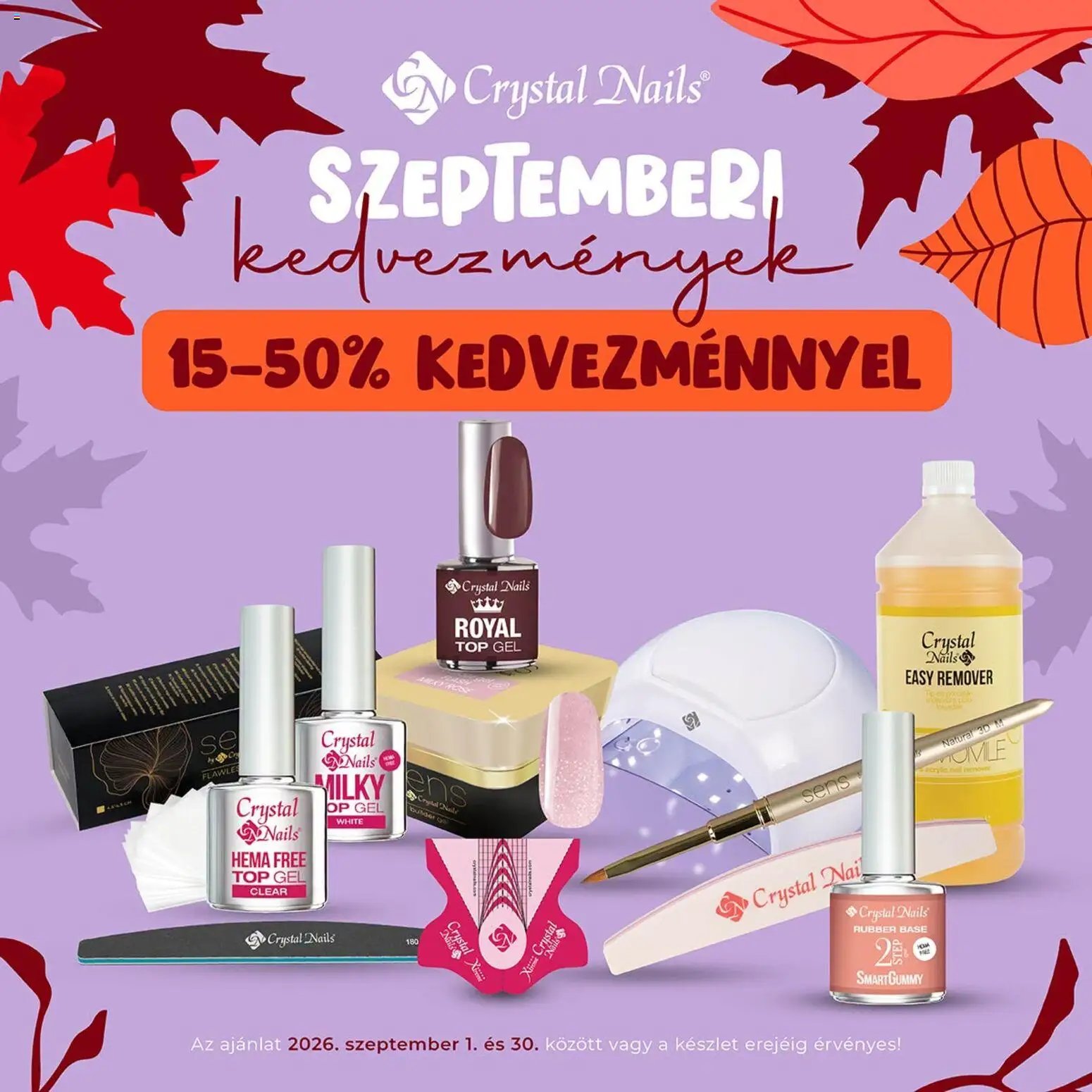 Crystal Nails akciós újság