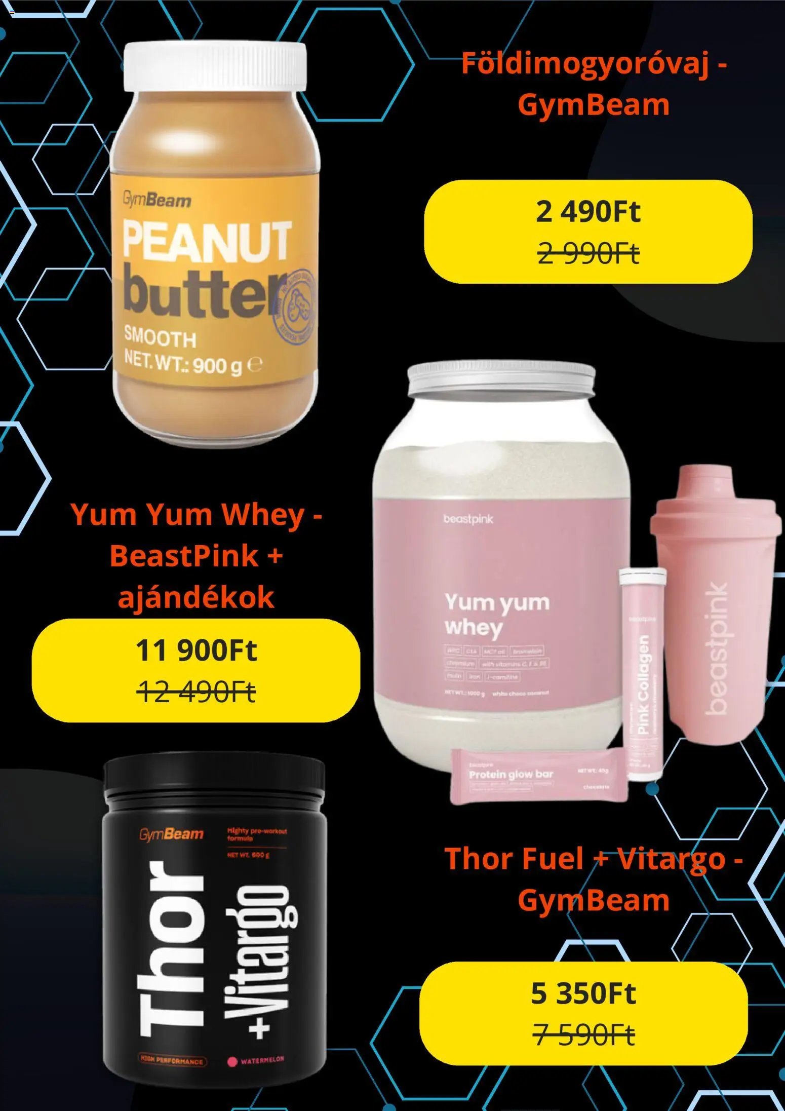 GymBeam akciós újság