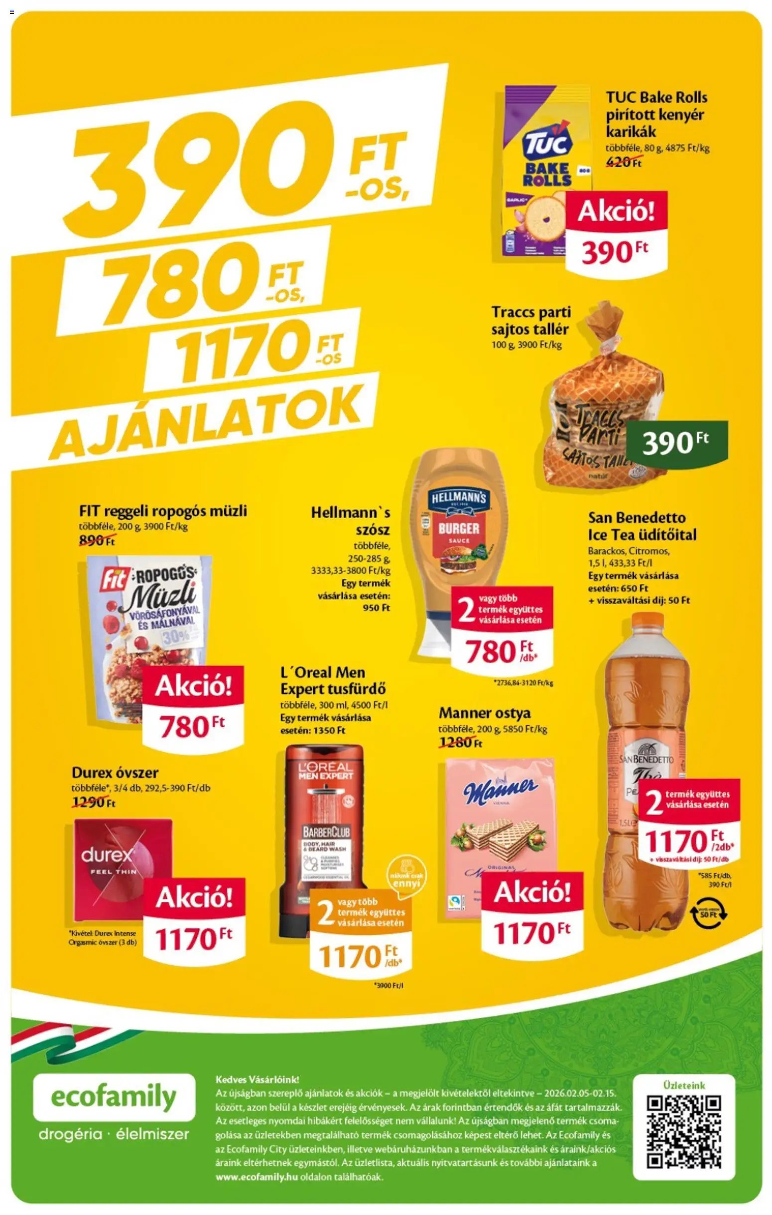 EcoFamily Akciós újság (2026-02-05 - 2026-02-15)