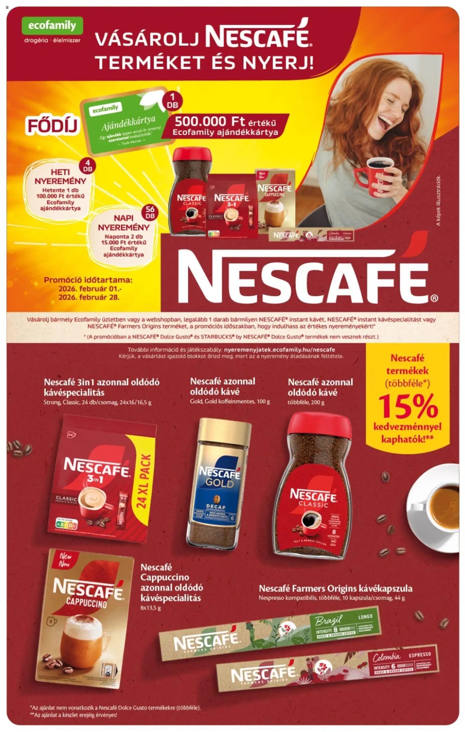 EcoFamily Akciós újság (2026-02-05 - 2026-02-15)
