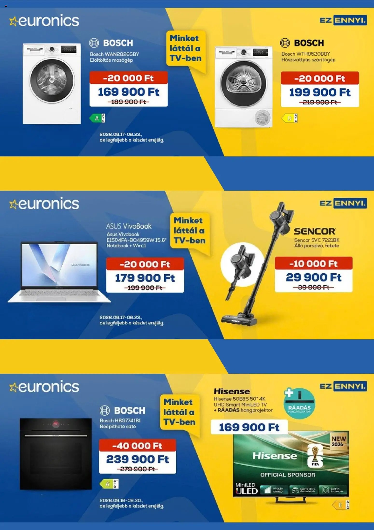 Euronics akciós újság