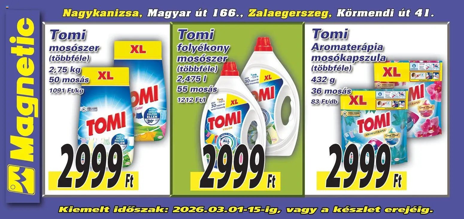Magnetic Óriásplakátok (2026-03-01 - 2026-03-15)
