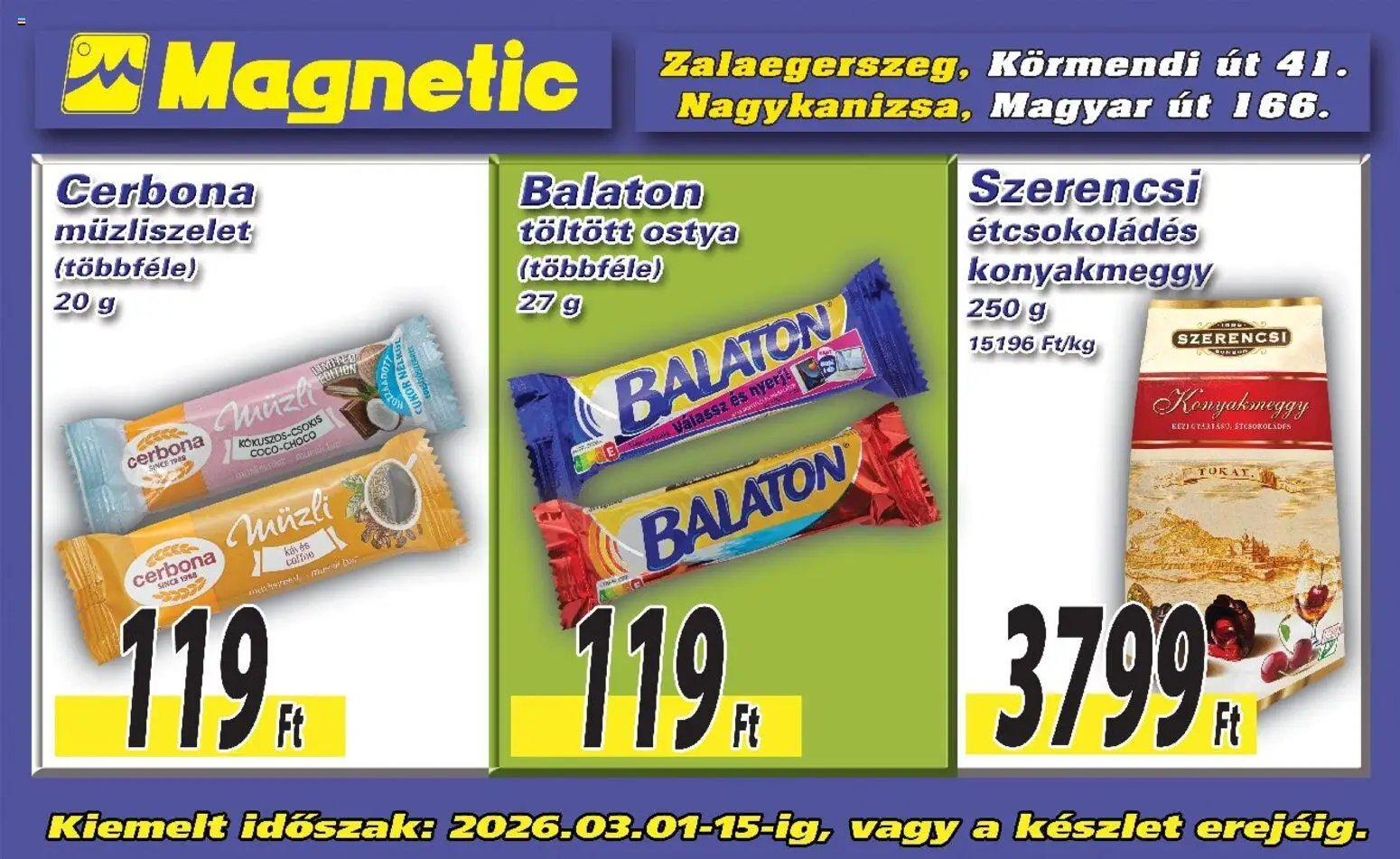 Magnetic Óriásplakátok (2026-03-01 - 2026-03-15)