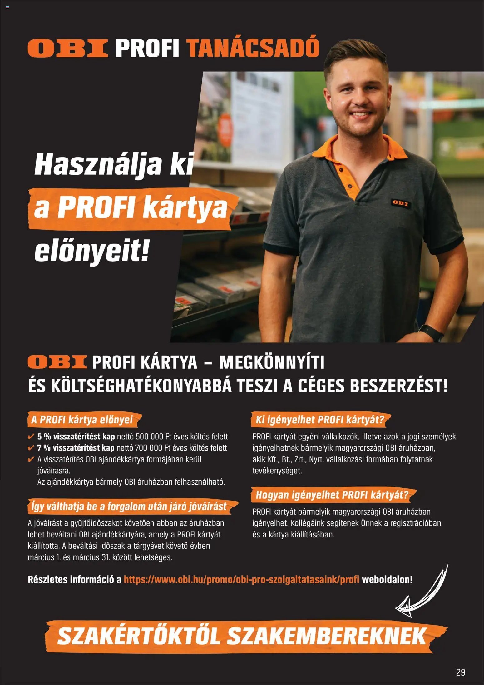 OBI akciós újság