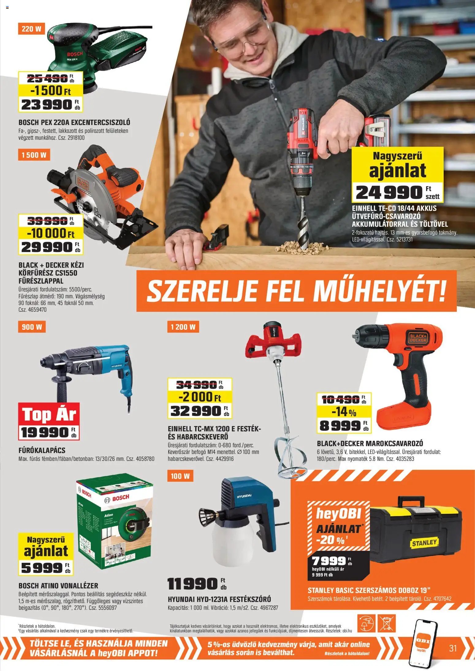 OBI akciós újság