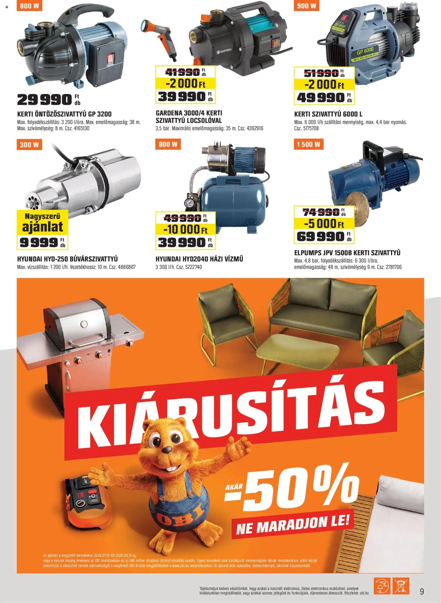 OBI akciós újság