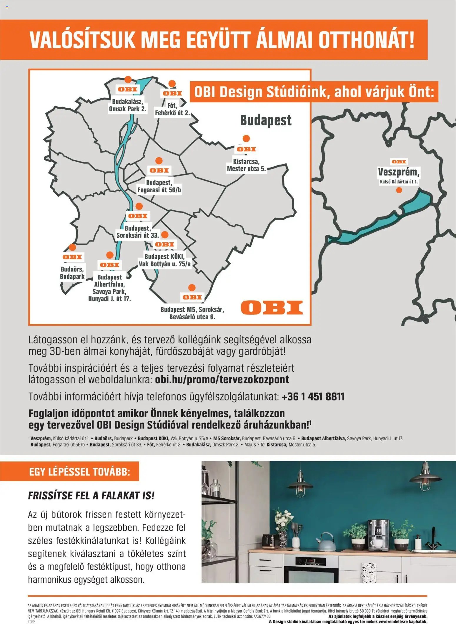OBI Designstúdió magazin Fót (2026-05-04 - 2026-06-30)