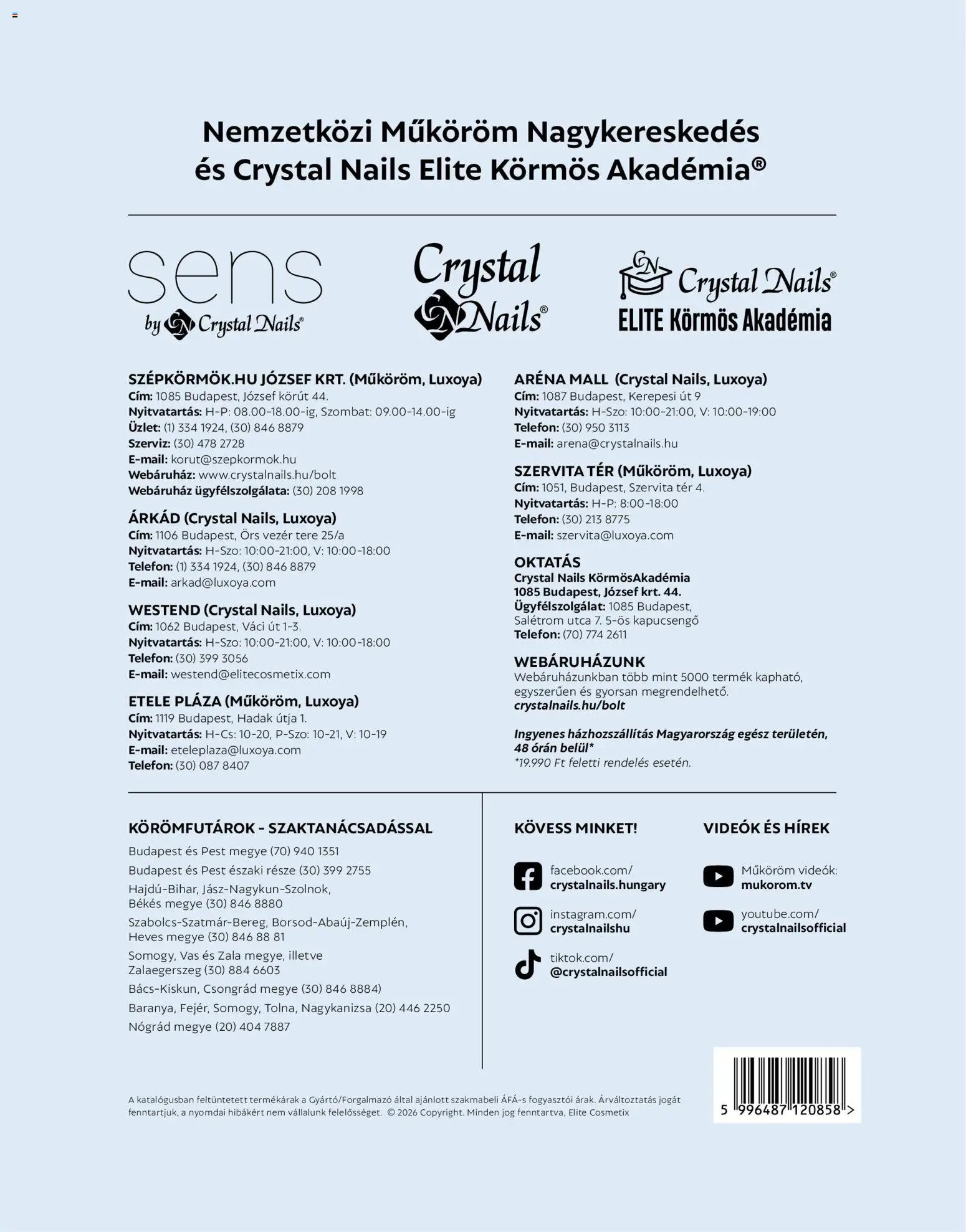 Crystal Nails 2026/27 Nagykatalógus (2026-03-09 - 2027-02-28)