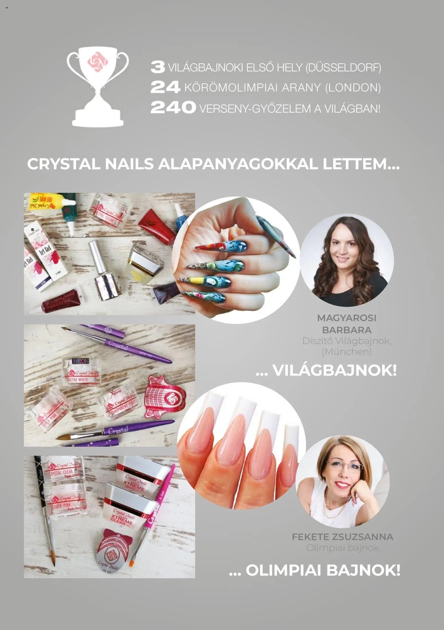 Crystal Nails Oktatási kézikönyv 2026 Nyár