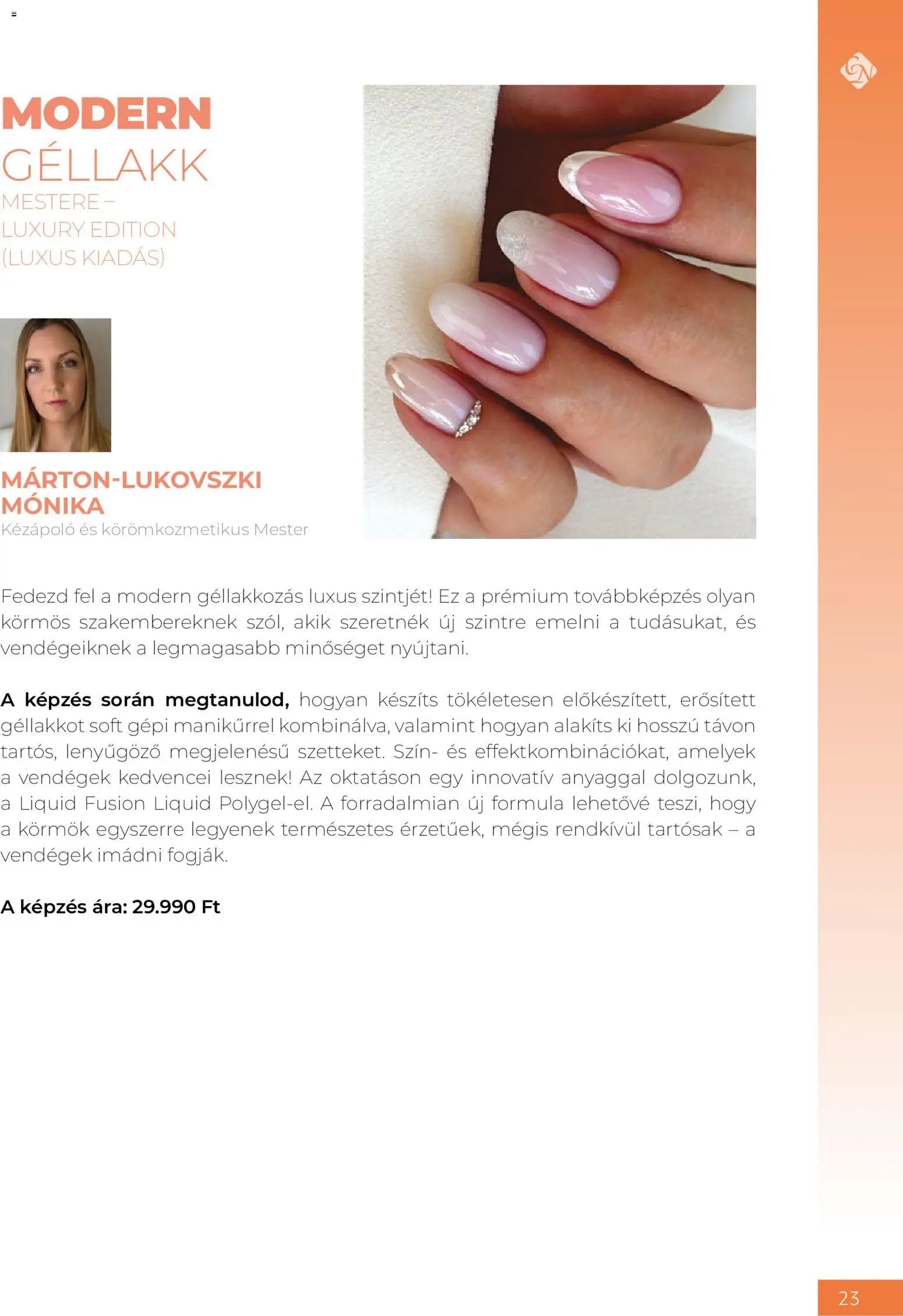 Crystal Nails Oktatási kézikönyv 2026 Nyár