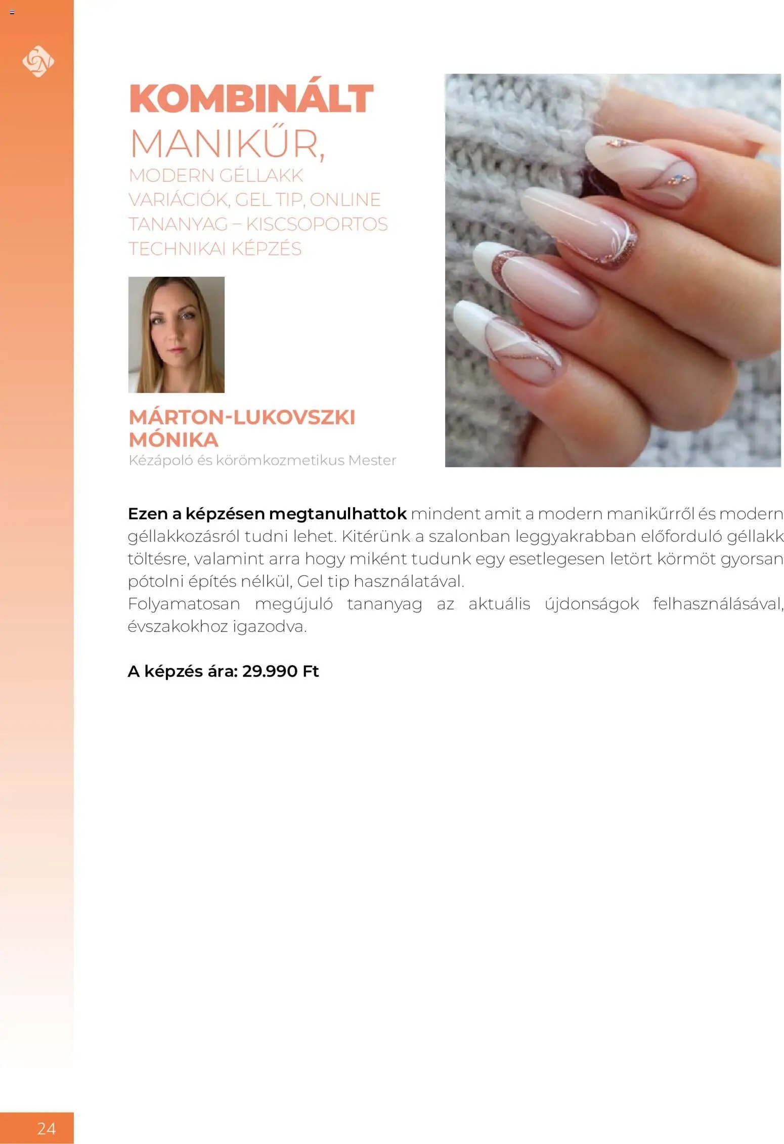 Crystal Nails Oktatási kézikönyv 2026 Nyár