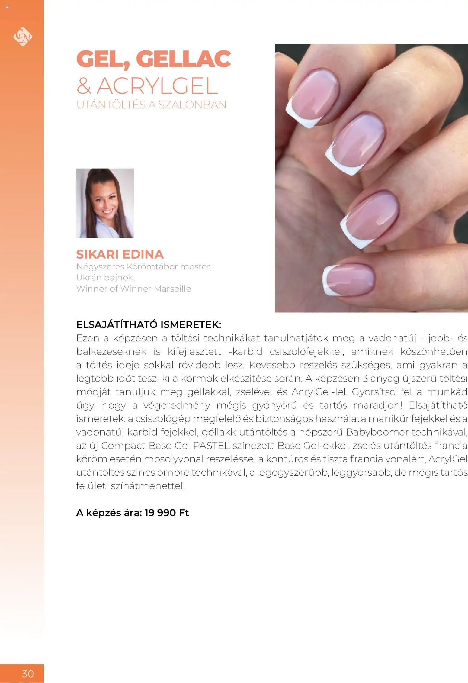 Crystal Nails Oktatási kézikönyv 2026 Nyár
