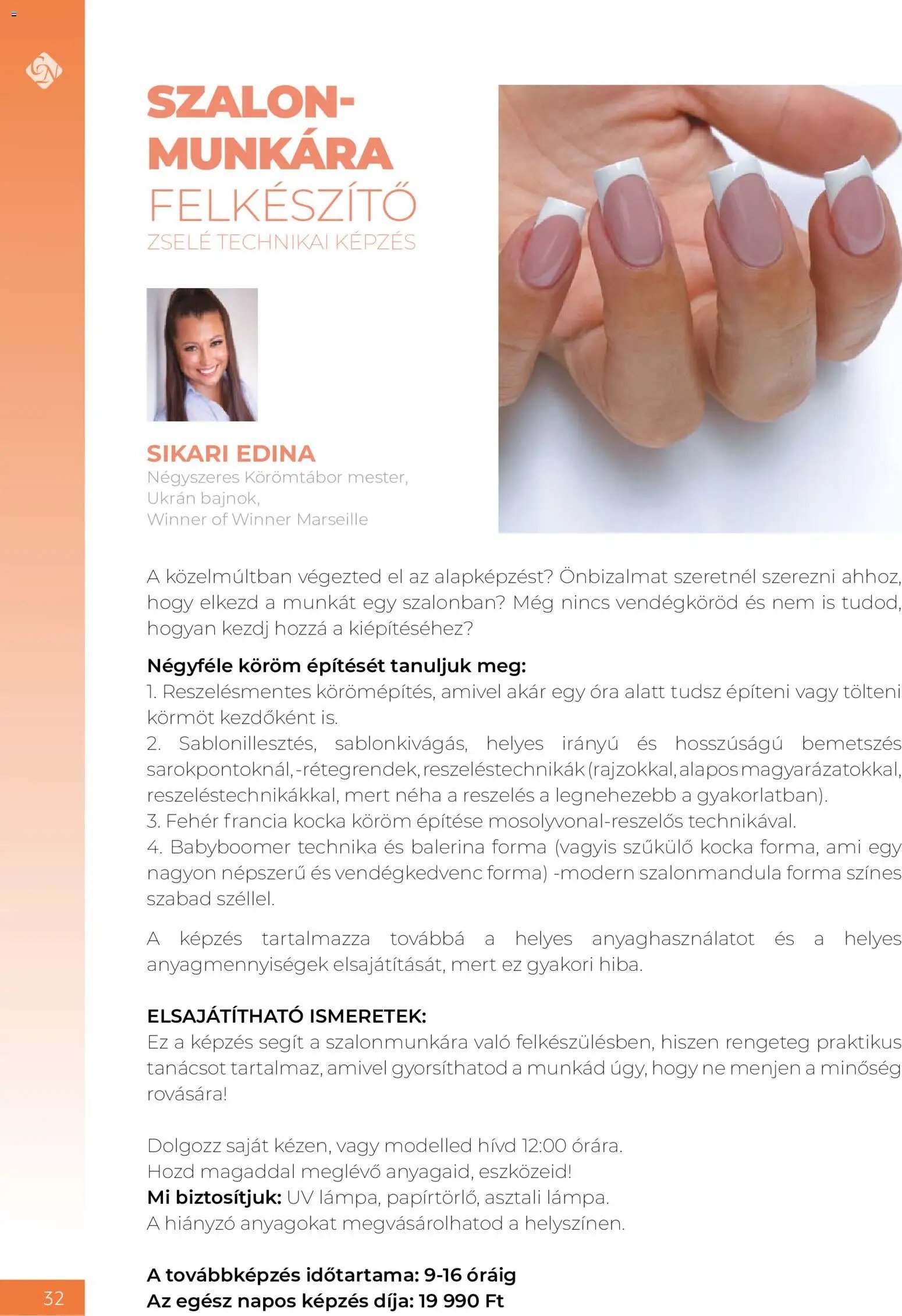 Crystal Nails Oktatási kézikönyv 2026 Nyár